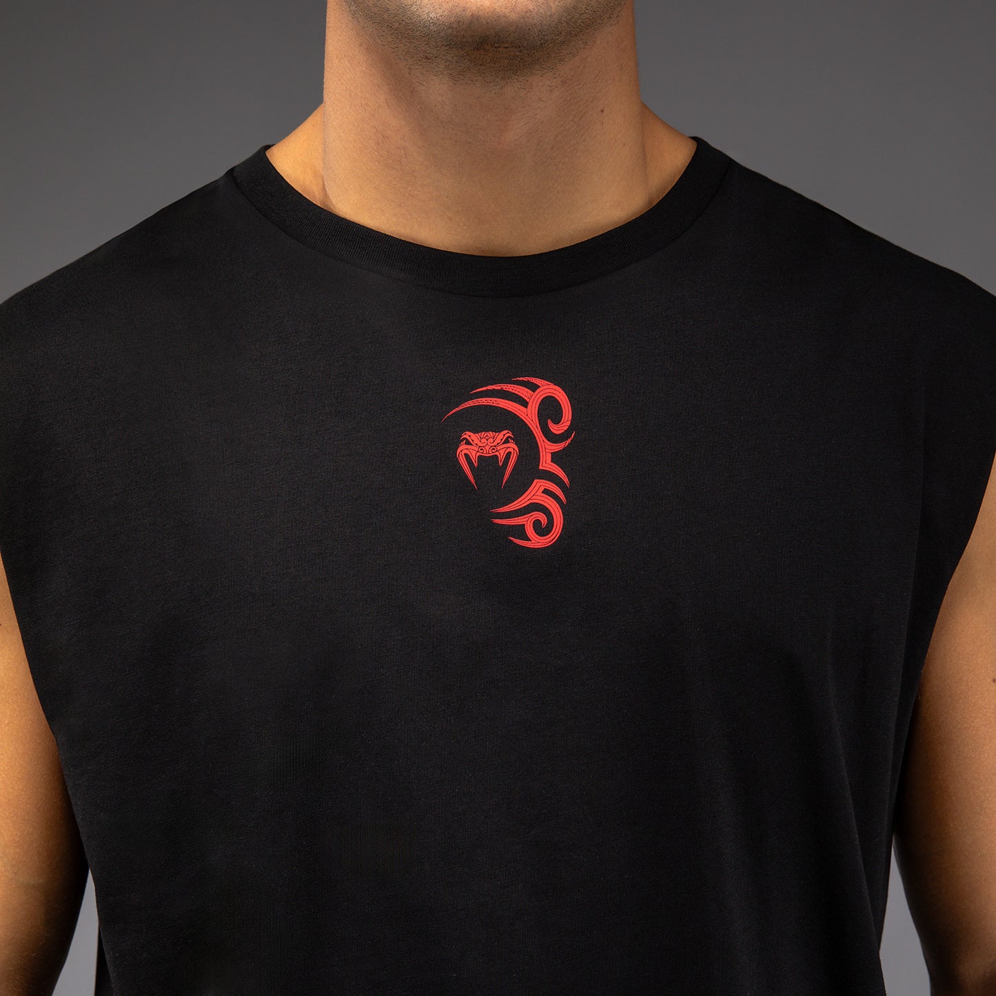 Venum x Mike Tyson Tiger Sleeveless T-Shirt - Deep Black