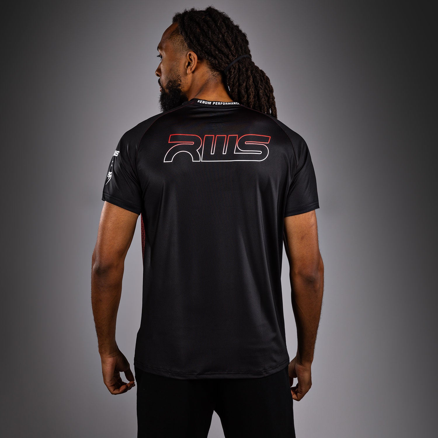 Venum x RWS 2.0 Men's Dry-Tech T-Shirt - Black/Red - Venum Asia