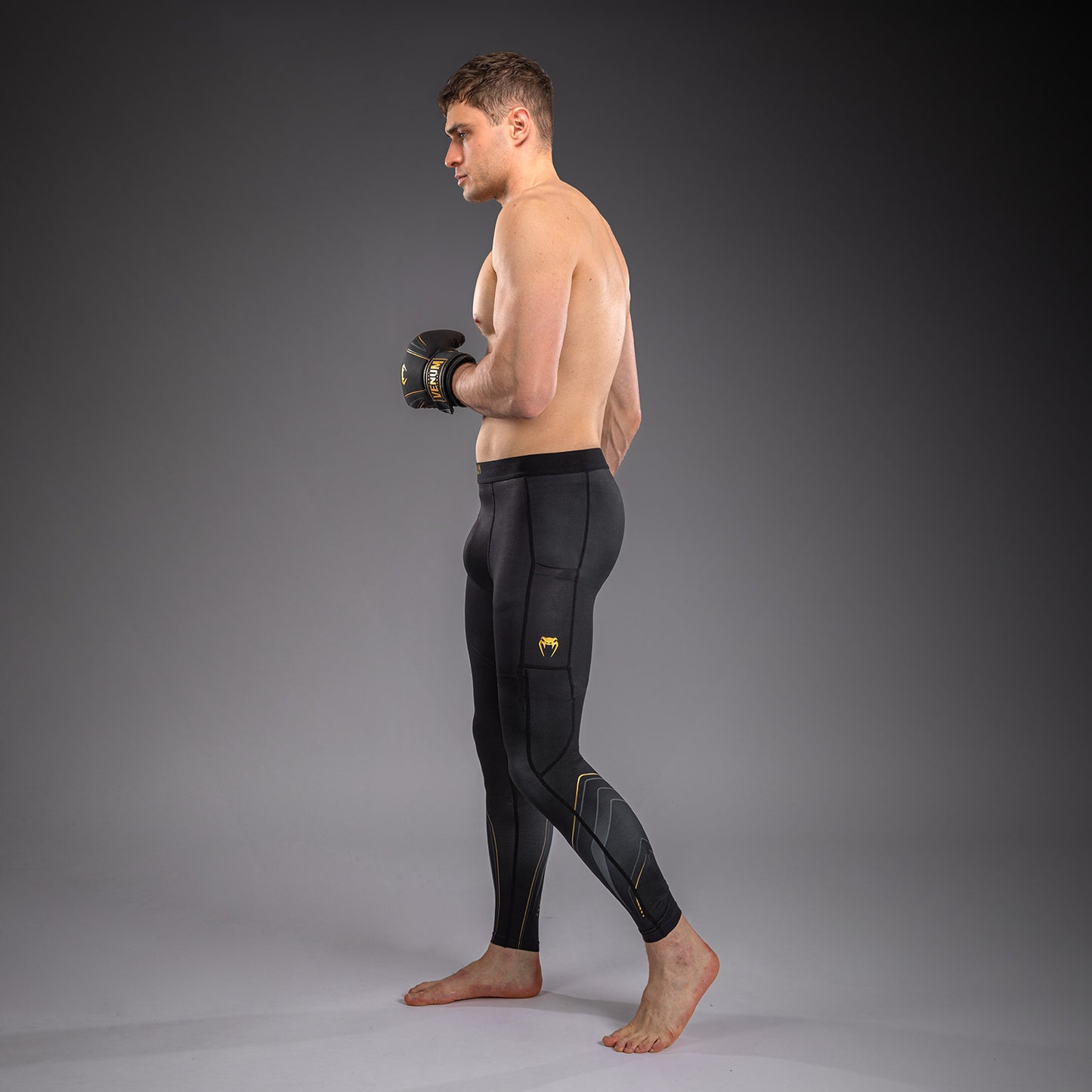 Venum Streamline Spats - Black/Gold