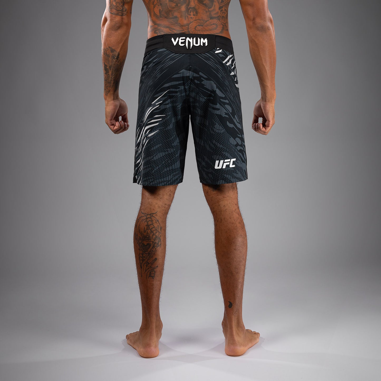 UFC Fusion by Venum Authentic Fight Night Men’s Fight Short - Long Fit - Black
