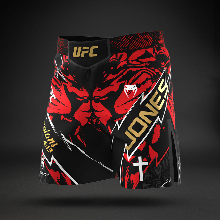 Men's UFC Unrivaled by Venum Red Charles Oliveira Fight Short