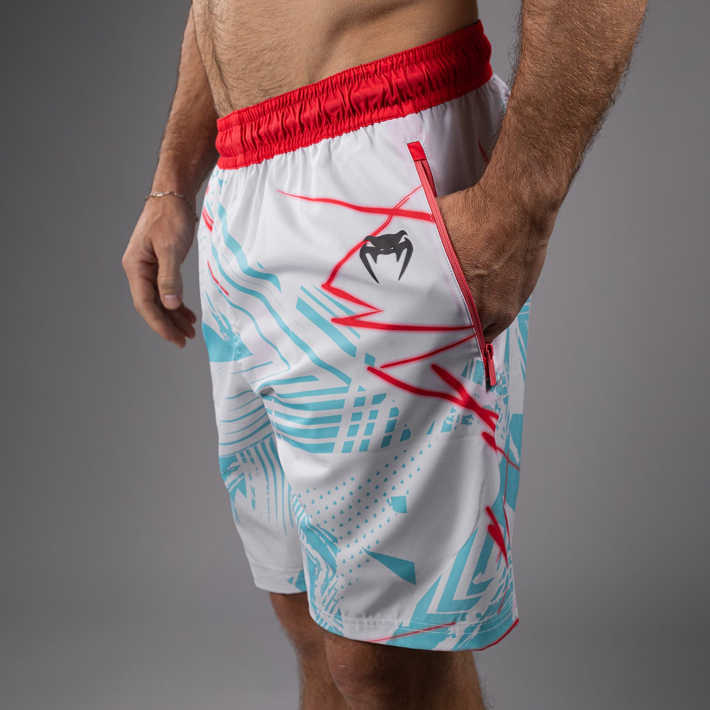 UFC Fusion By Venum Miami Edition Fight Week Men’s Performance Shorts - White