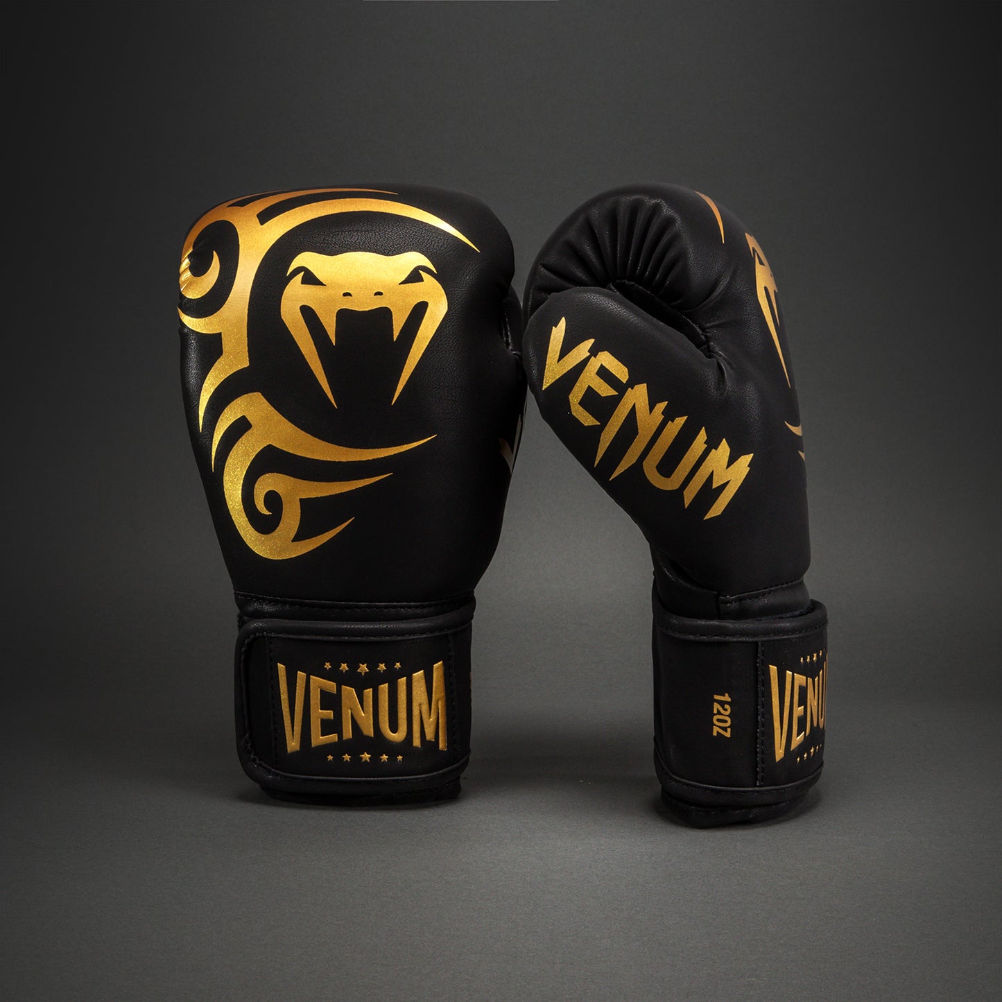 Venum Mike Tyson Replica Boxing Gloves - Black/Gold