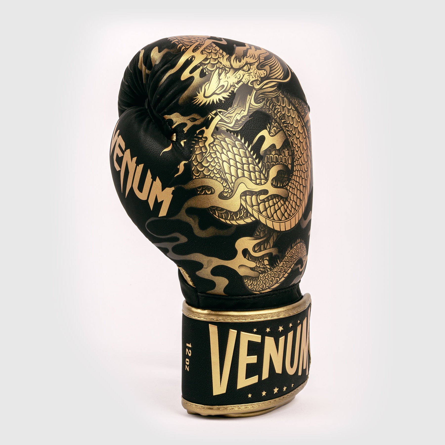 Venum Dragon's Flight Boxing Gloves - Black/Bronze - Venum Asia