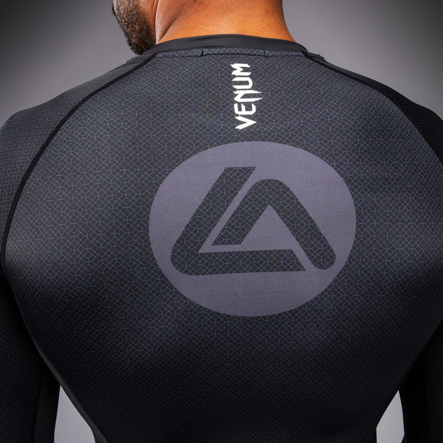 Venum x Roger Gracie Academy Long Sleeve Rashguard - Black