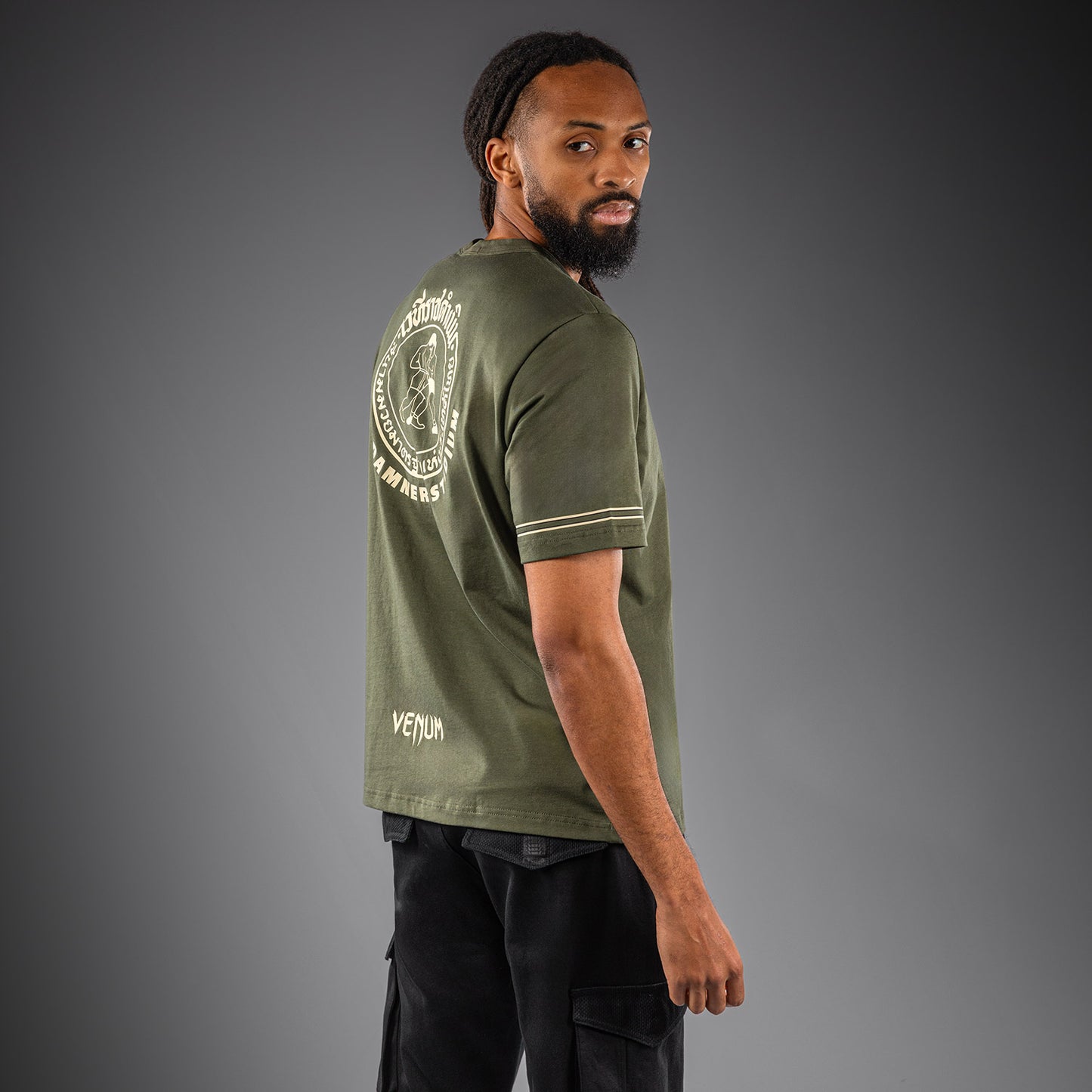 Venum x Rajadamnern T-Shirt - Military Green