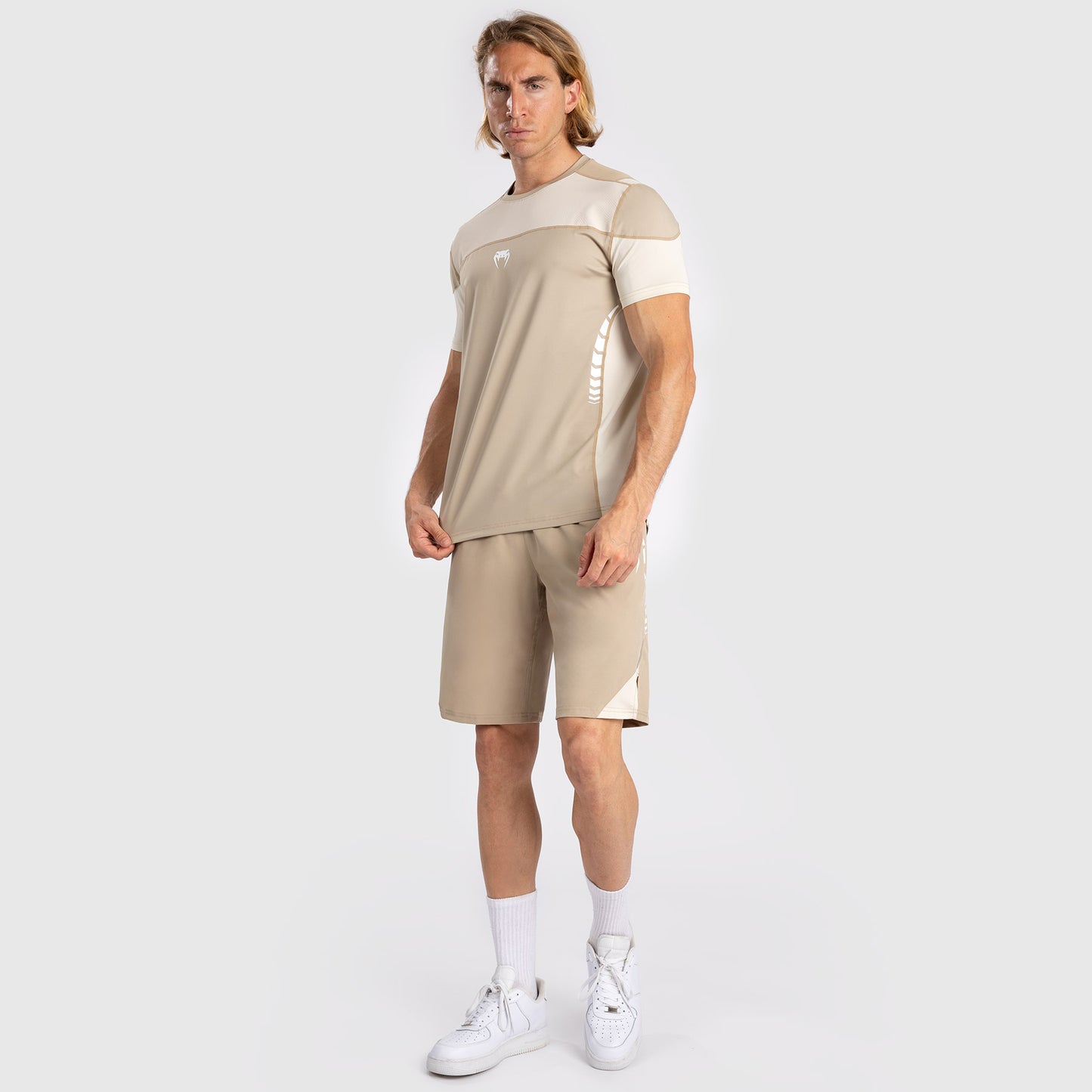 Venum Tempest Men's Dry-Tech T-Shirt - Beige/Sand