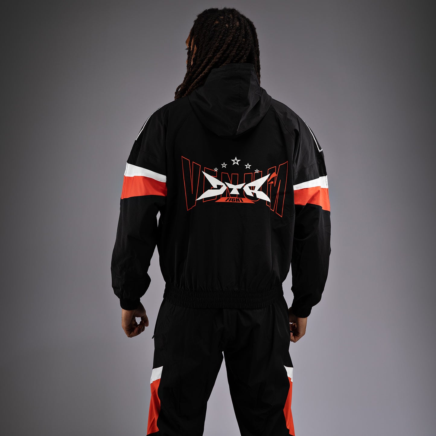 Venum x DTR Fight Attack 90 Tracksuit Jacket - Black/Orange
