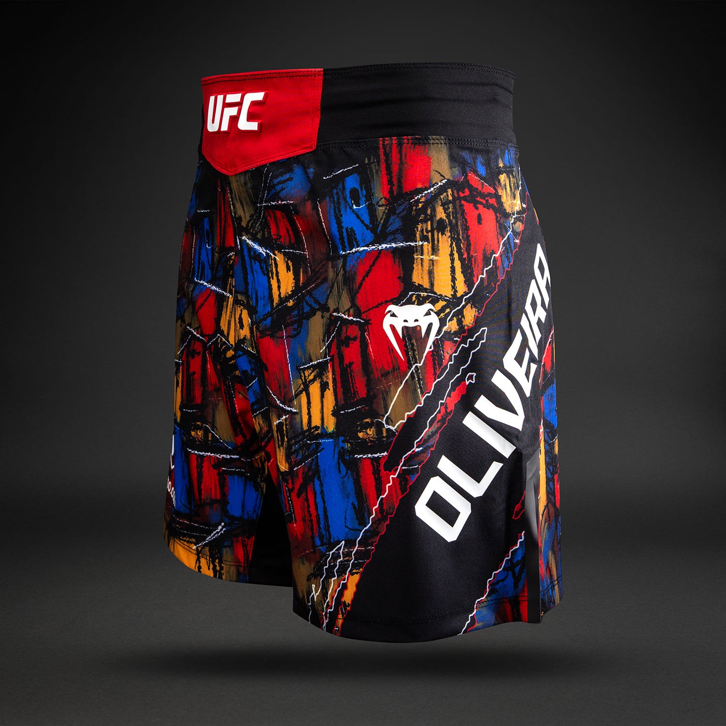Men's UFC Unrivaled by Venum Red Charles Oliveira Fight Short