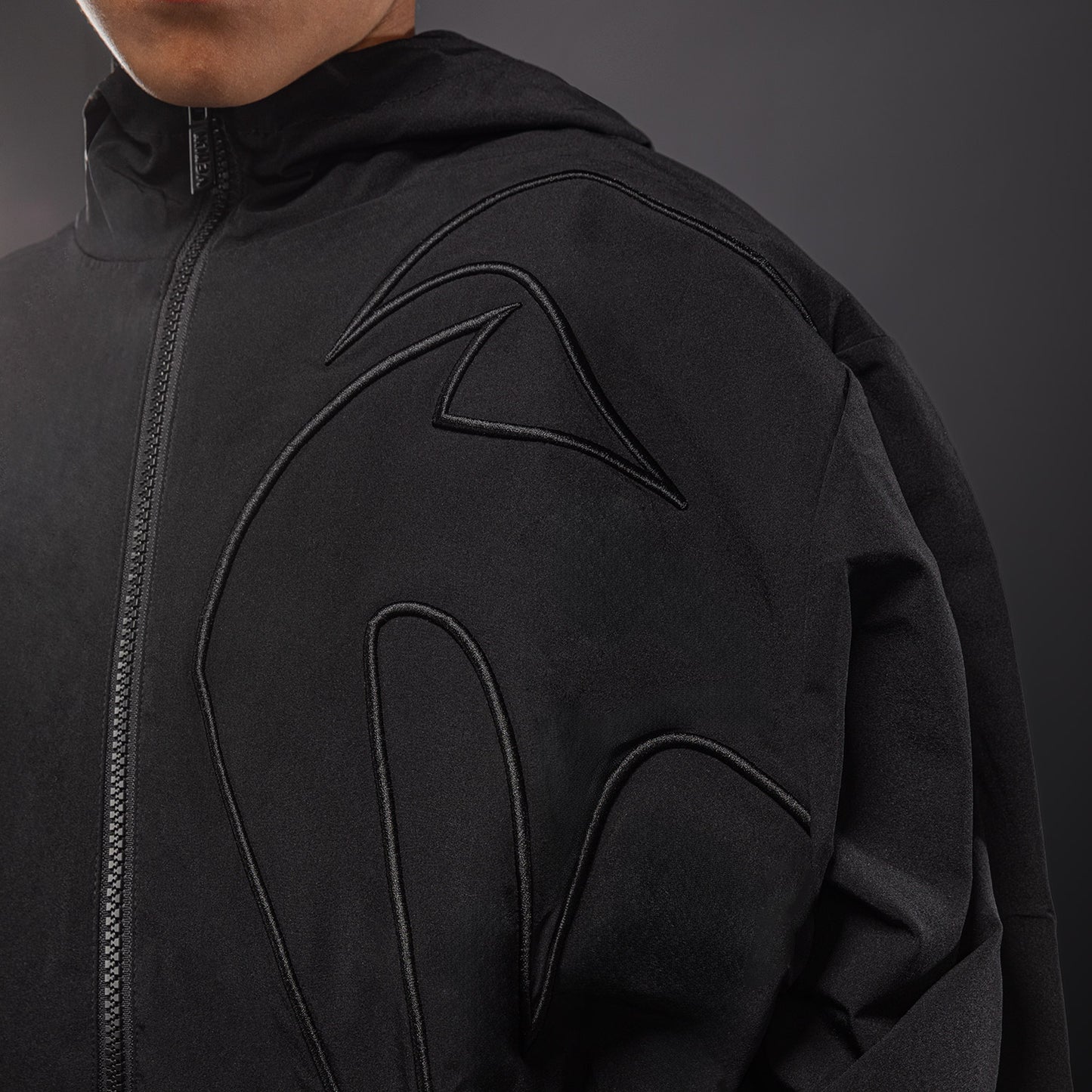 Venum Giant 3D Kids Track Jacket - Black