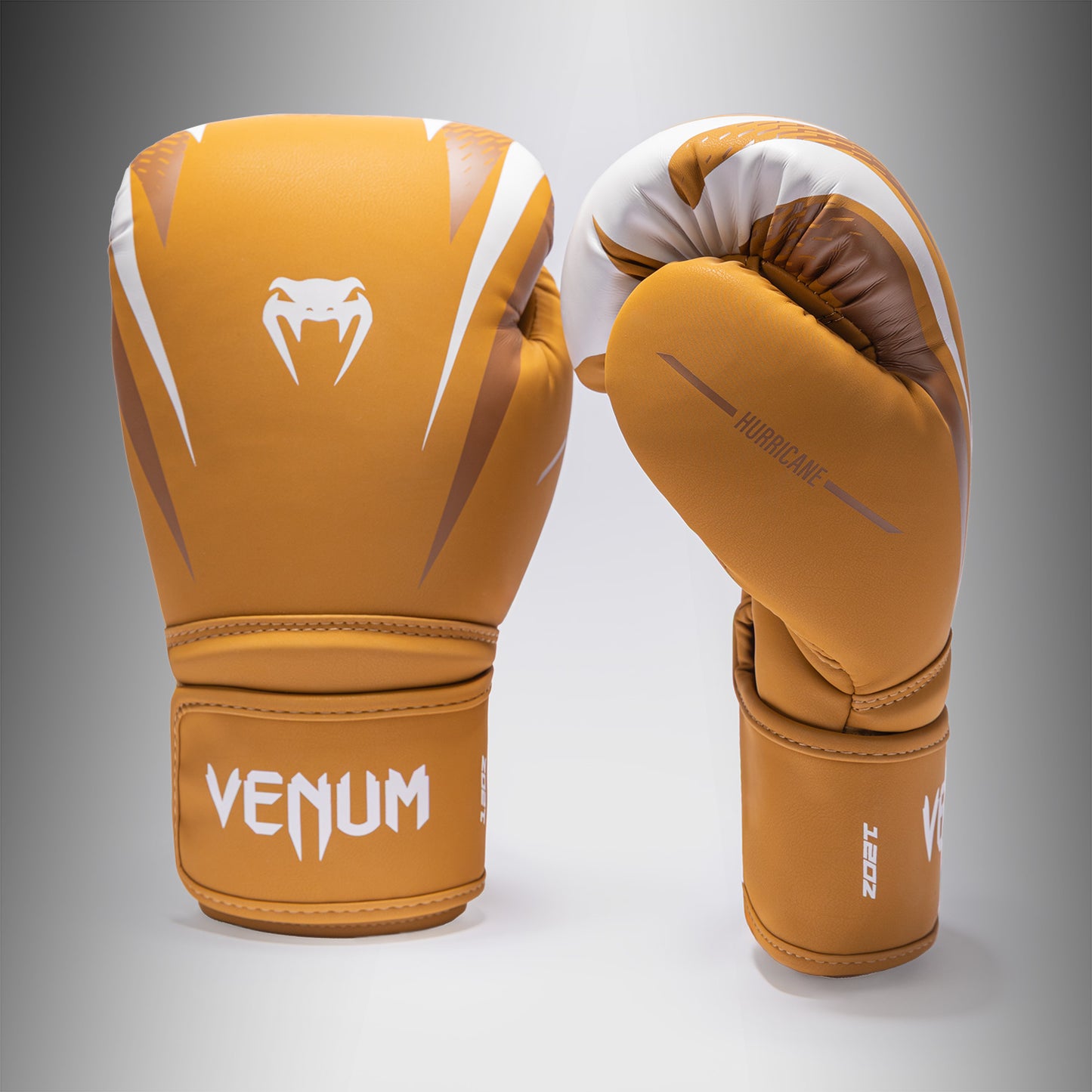 Venum Hurricane Boxing Gloves - Havana/ White