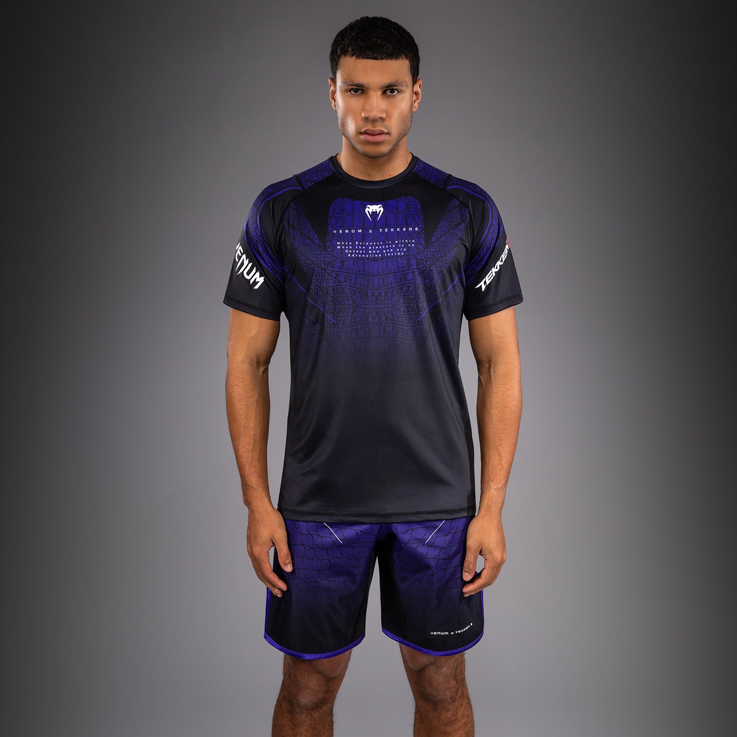 Venum x TEKKEN 8 Dry-Tech T-Shirt - Kazuya - Black/Purple