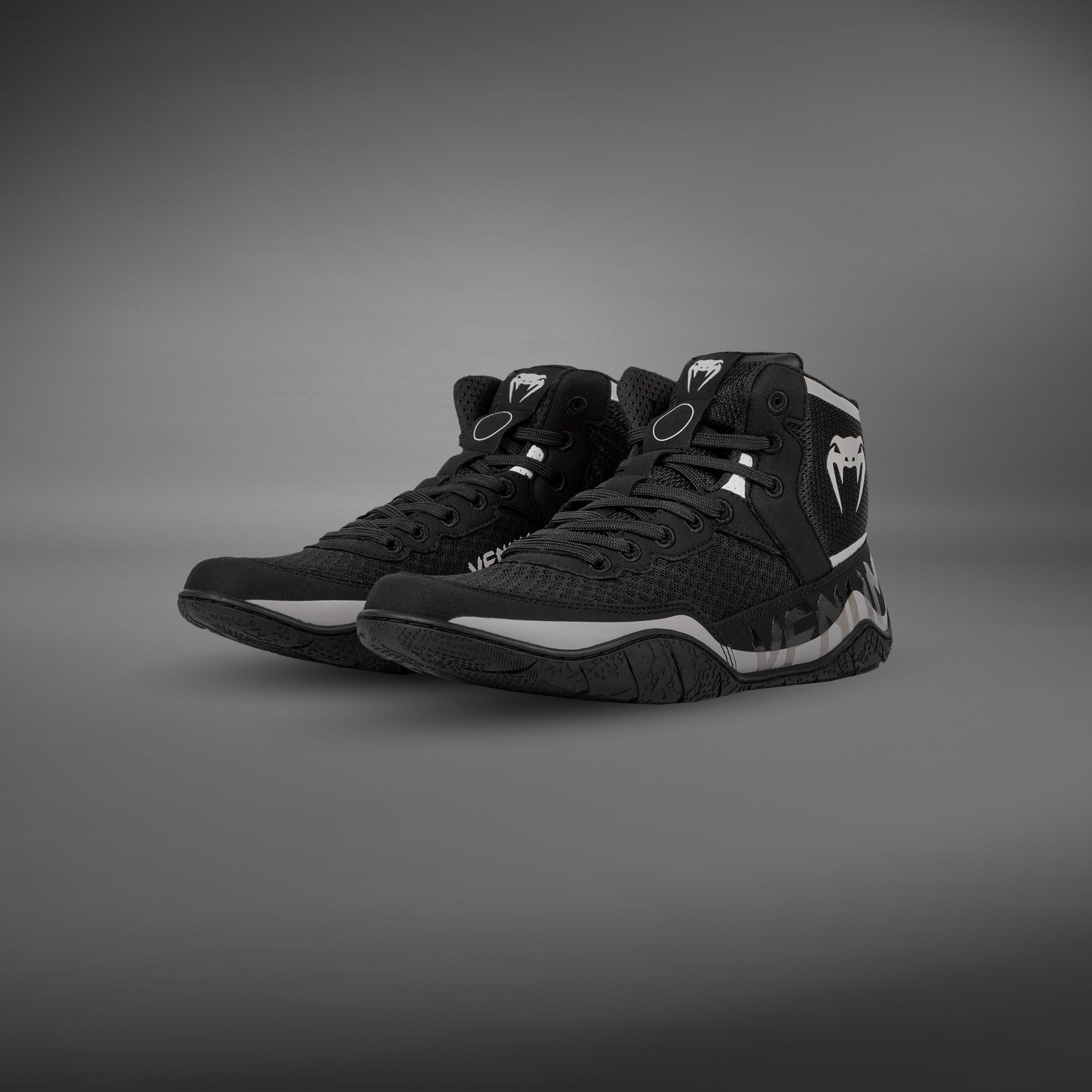 Venum Elite Wrestling Shoes - Black/Sand - Venum Asia