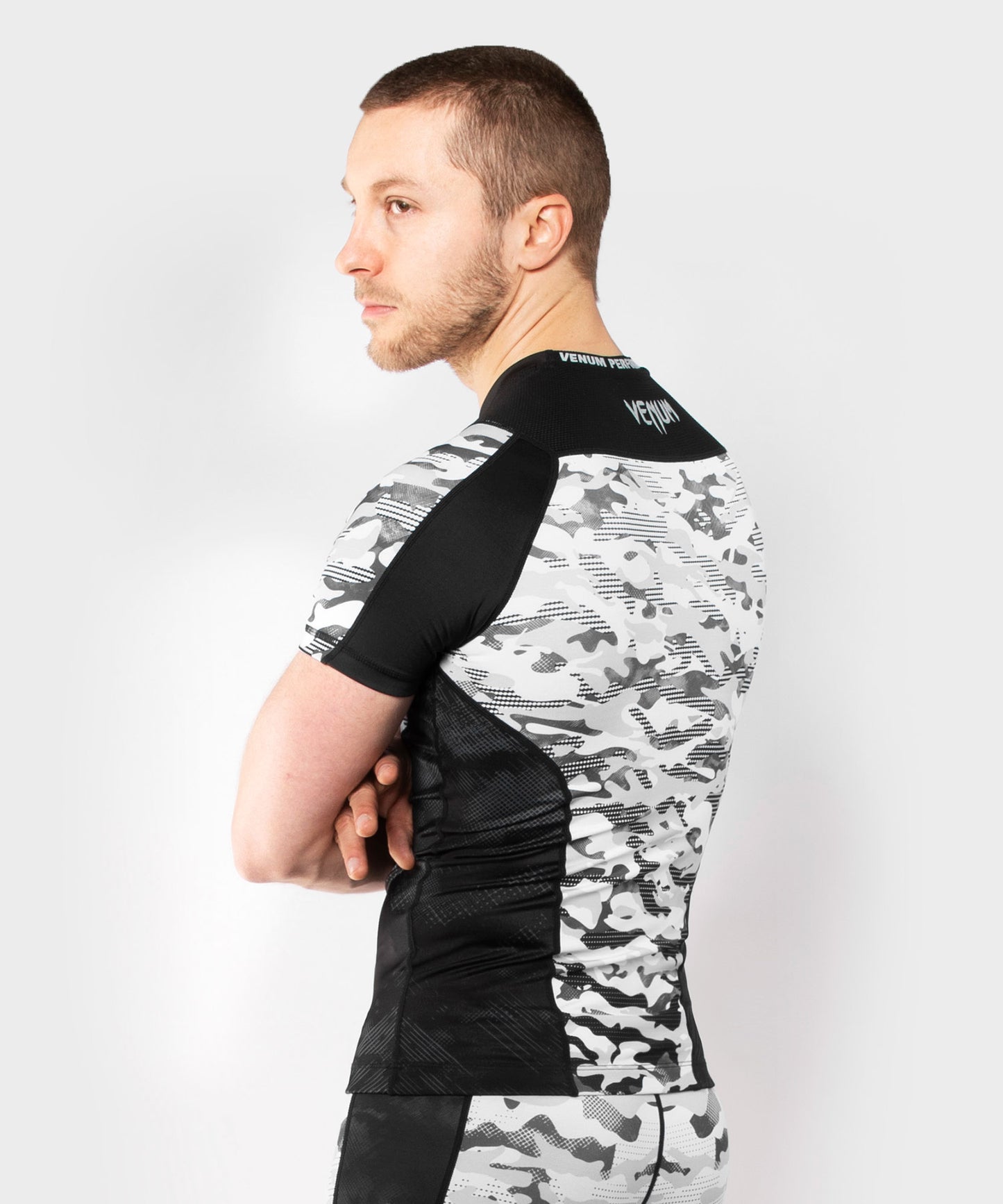 Venum Defender Short Sleeve Rashguard - Urban Camo