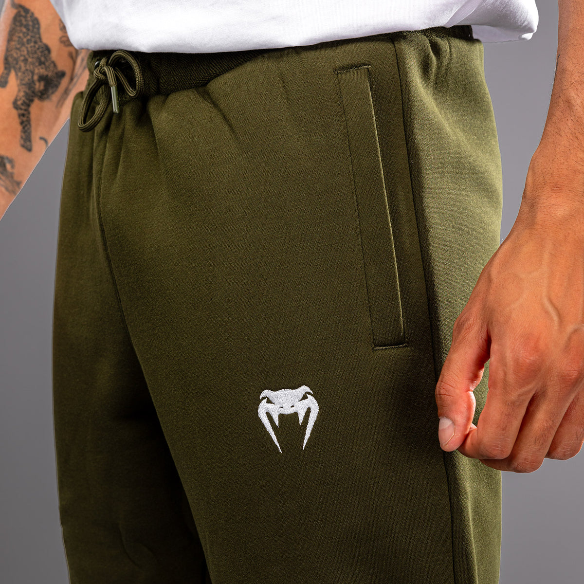 Venum Attack Fleece & Weave Joggers - Khaki