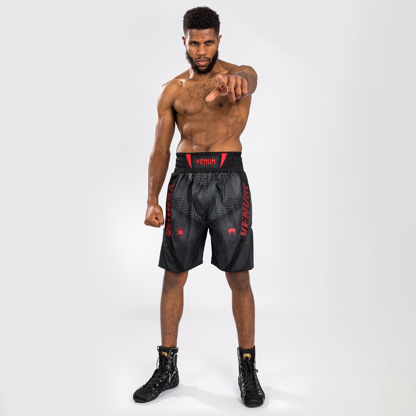 Venum Phantom Boxing Shorts - Black/Red