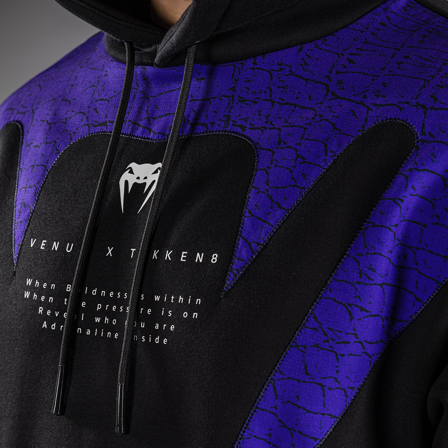 Venum x TEKKEN 8 Pullover Hoodie - Kazuya - Black/Purple