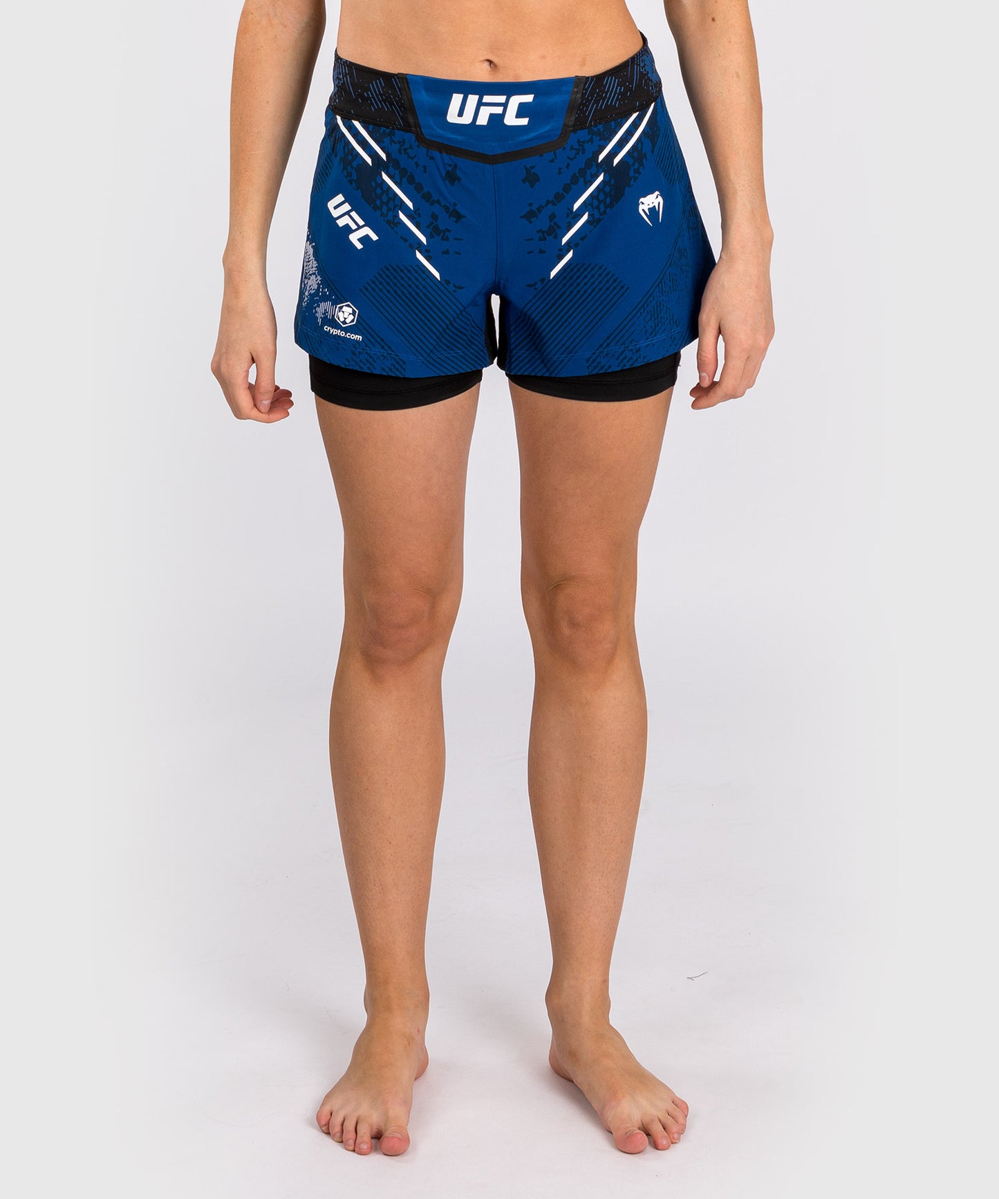 UFC Adrenaline by Venum Personalized Authentic Fight Night Women’s Fight Short – Blue