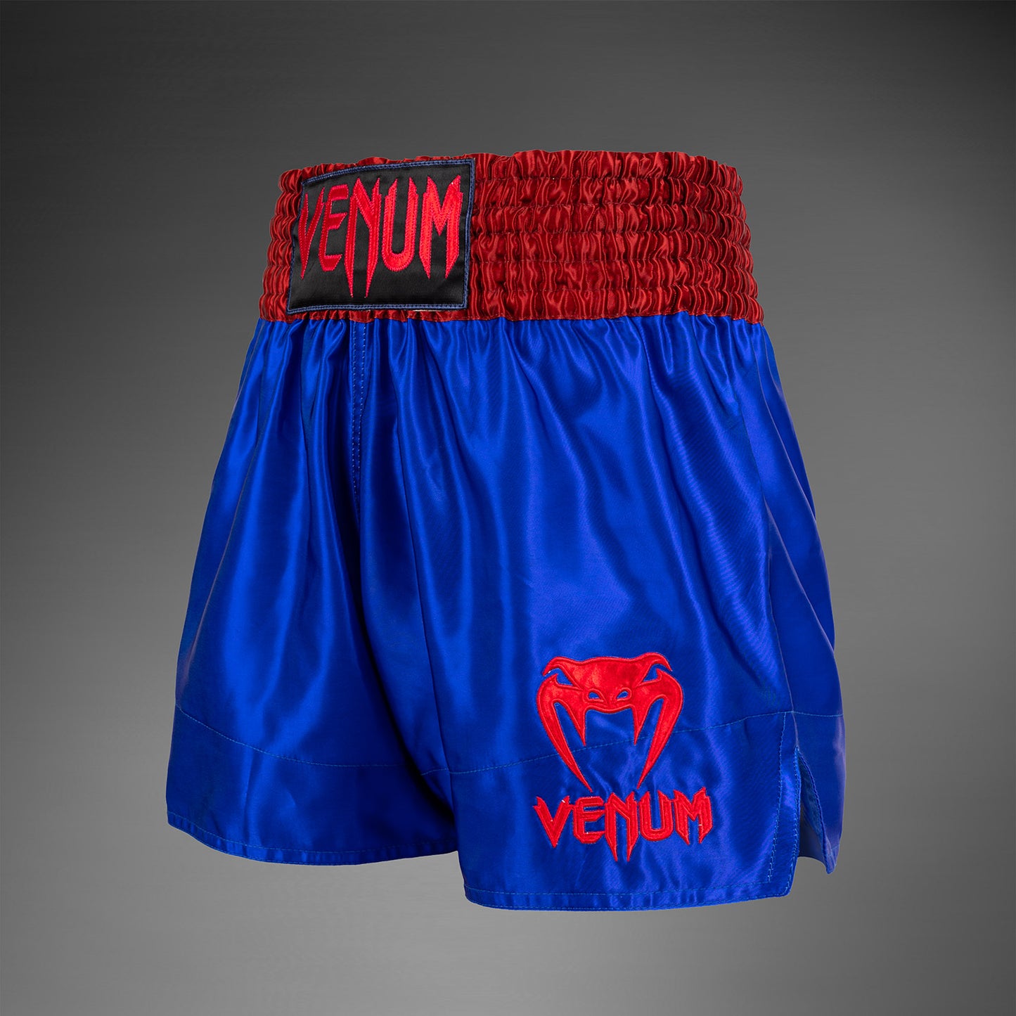 Venum Classic Muay Thai Shorts - Navy Blue/Red