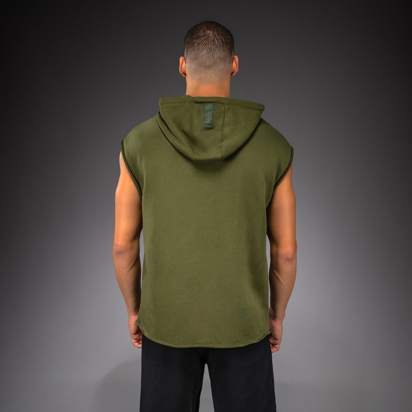 Venum Boxing VT Sleeveless Hoodie - Military Green