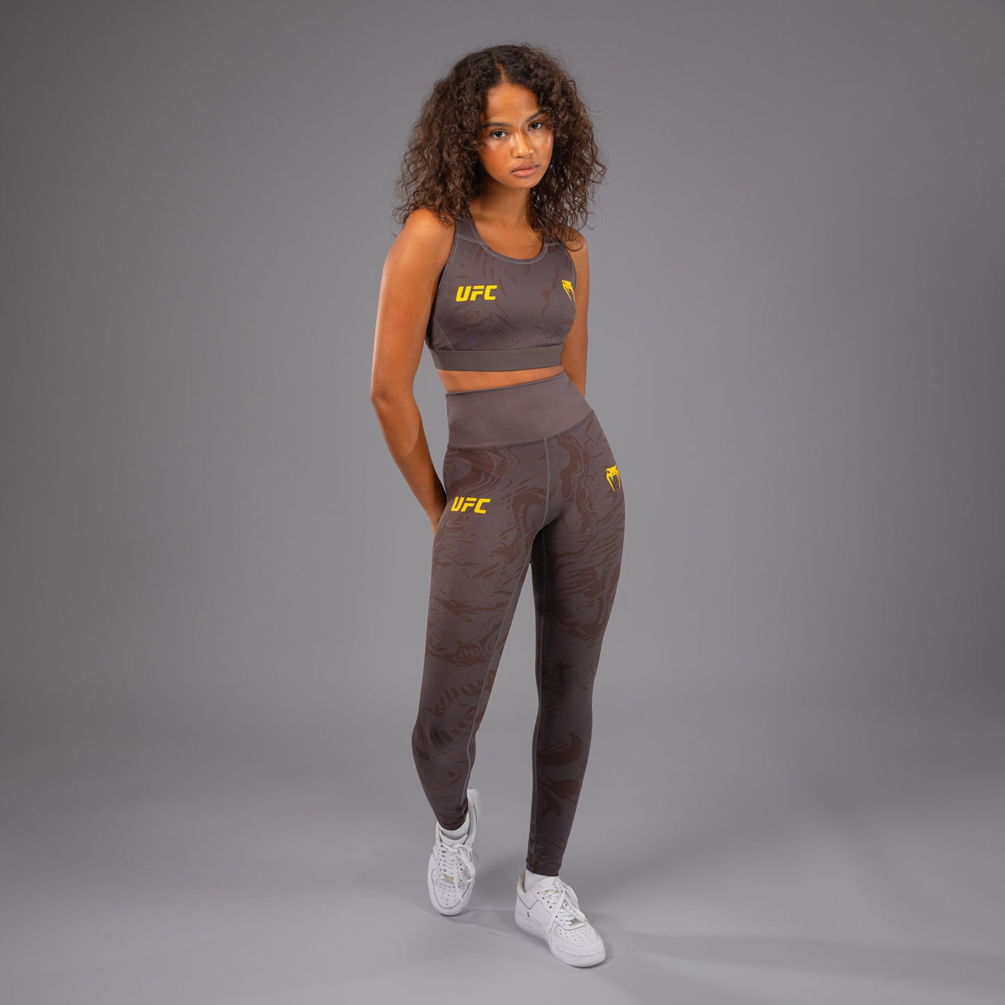 UFC Fusion by Venum Fight Week Women’s Performance Tight - Earthen Brown