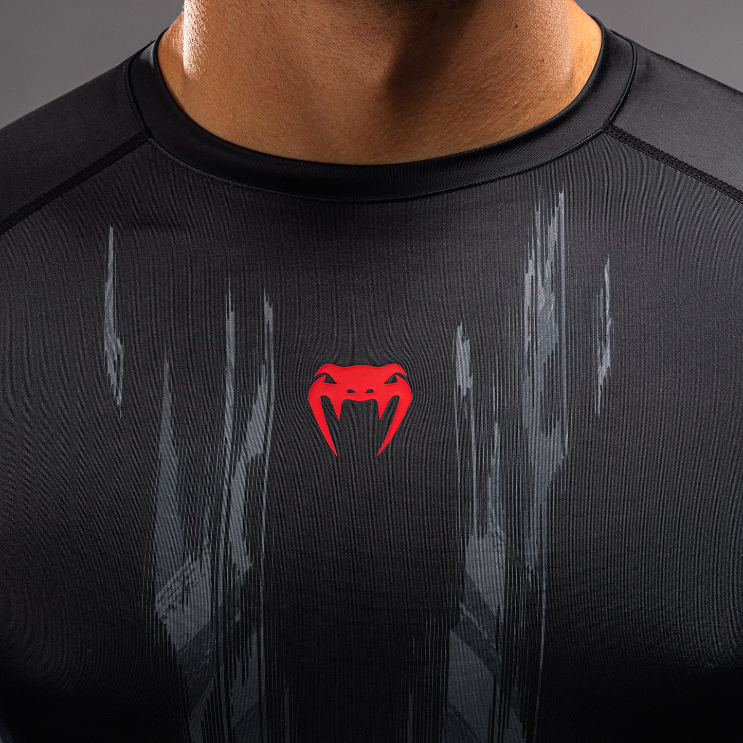 Venum Demon Long Sleeve Rashguard - Black/Grey