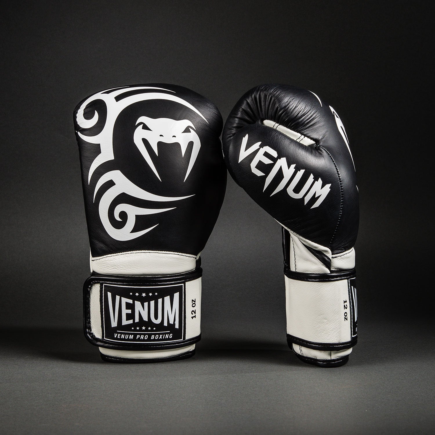 Venum Giant 2.0 Mike Tyson Pro Boxing Gloves - Deep Black/Optical