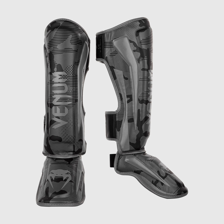 Venum Elite Shin Guard - Black Camo - Venum Asia