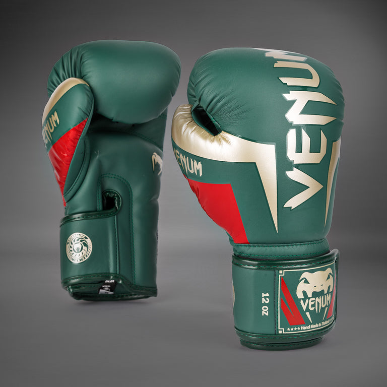Venum Elite Boxing Gloves - Green - Special Edition - Venum Asia