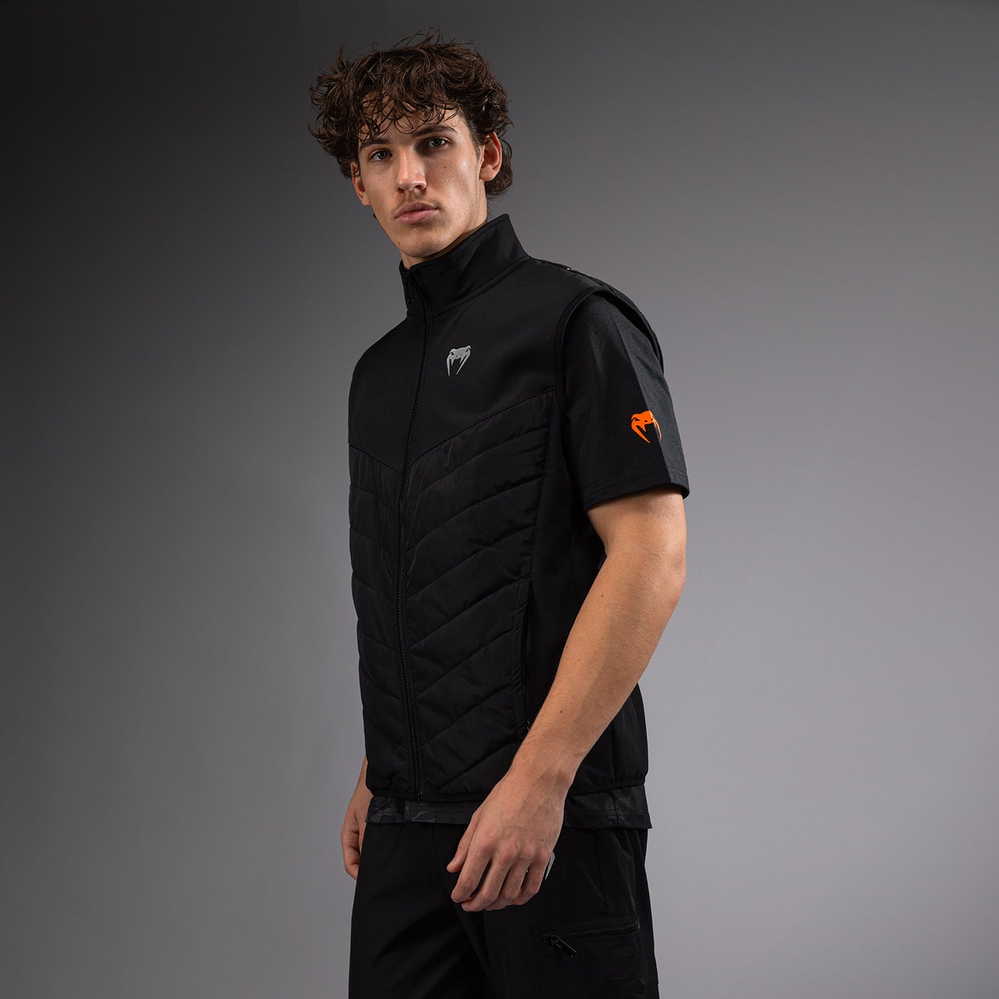 Venum Paddock Softshell Jacket Short Sleeves - Black
