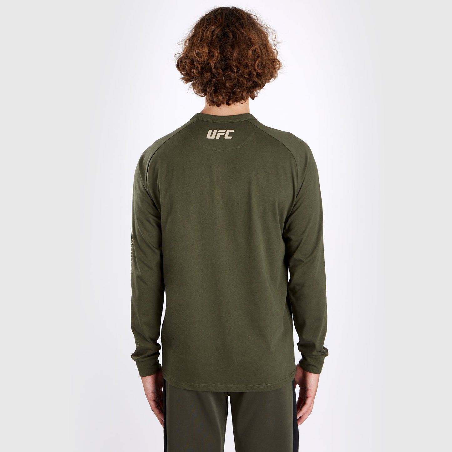 UFC Adrenaline by Venum Fight Week Men’s Long-sleeve T-shirt - Khaki