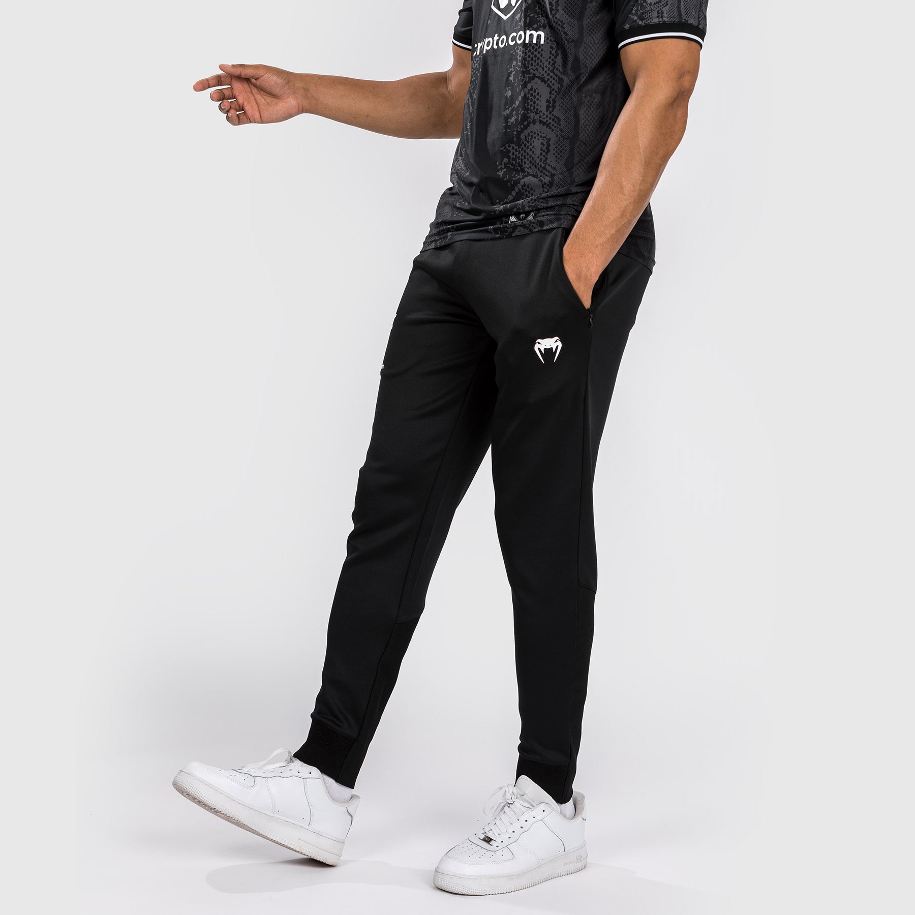 UFC Venum XL ブラック/ゴールド ウォークアウトパンツ UFC Venum Authentic Fight Night Men's Walkout Pant
