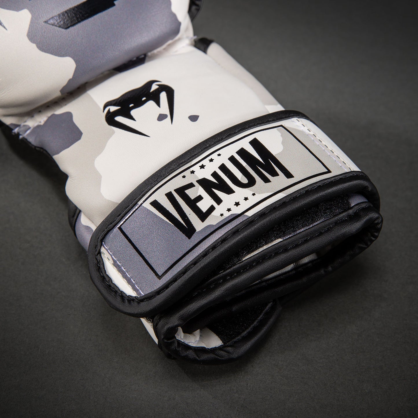 Venum Elite Camo Sparring Gloves - White/Light grey