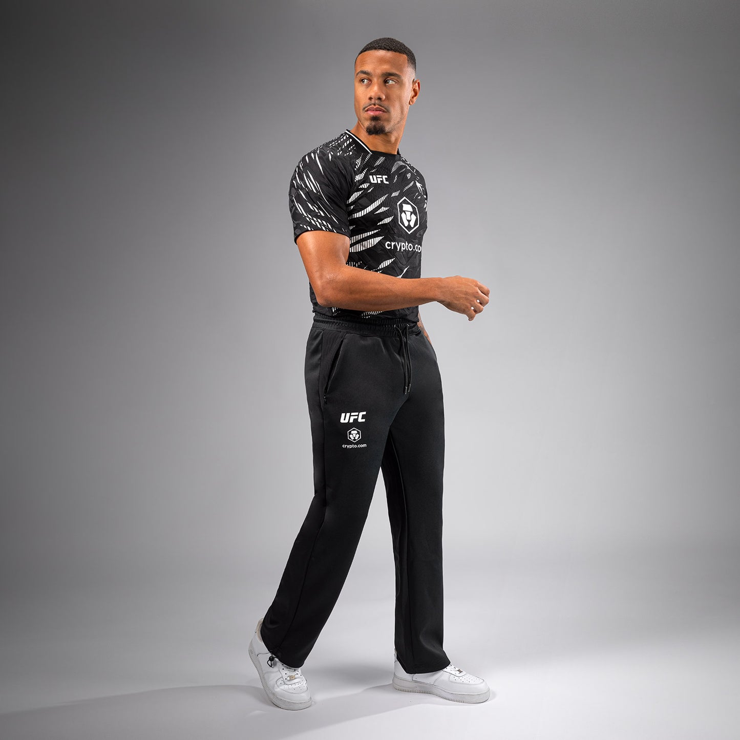 UFC Fusion by Venum Authentic Fight Night Men’s Straight Leg Walkout Pant - Black