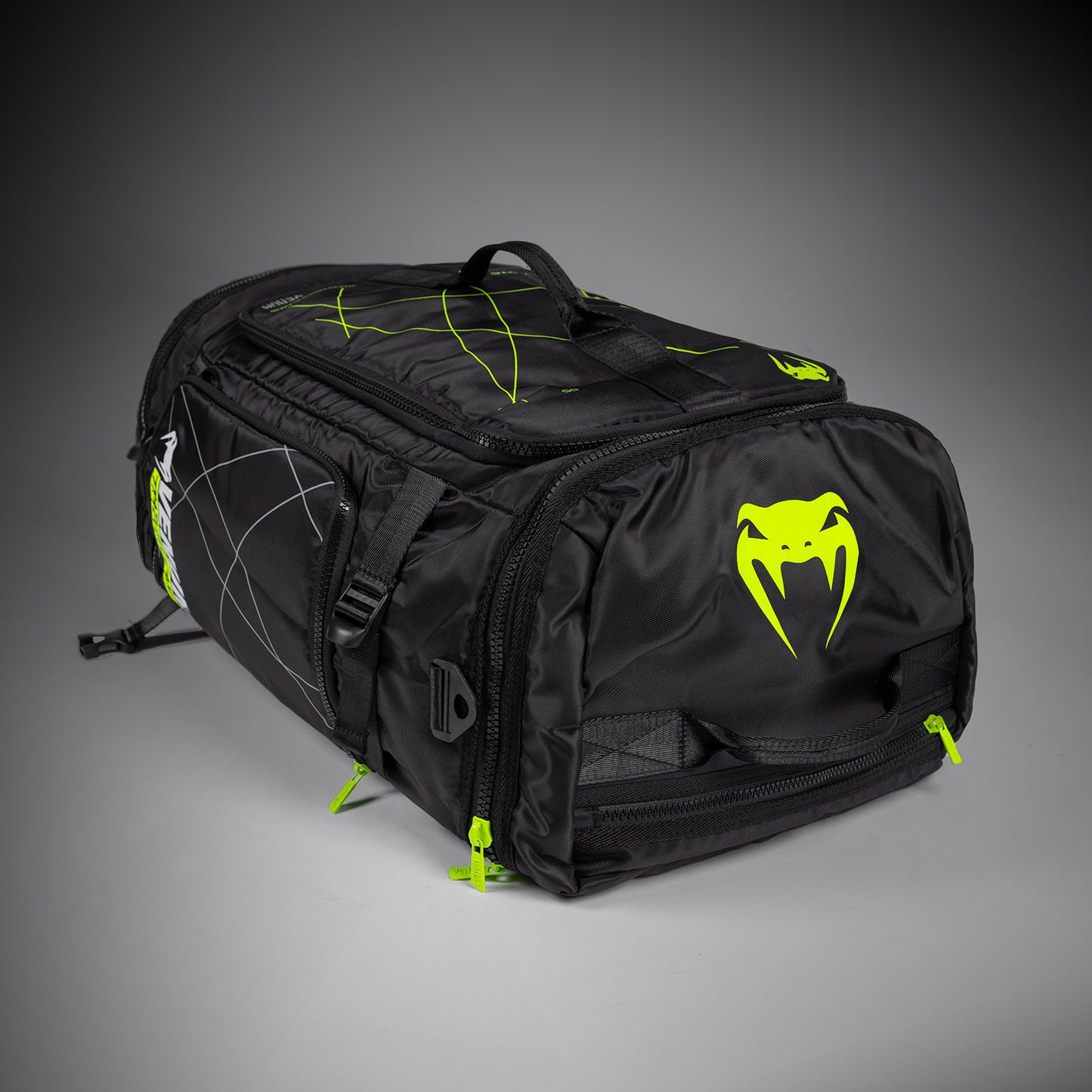 Venum Training Camp 4.0 Sports Bag - Black/Neon Green