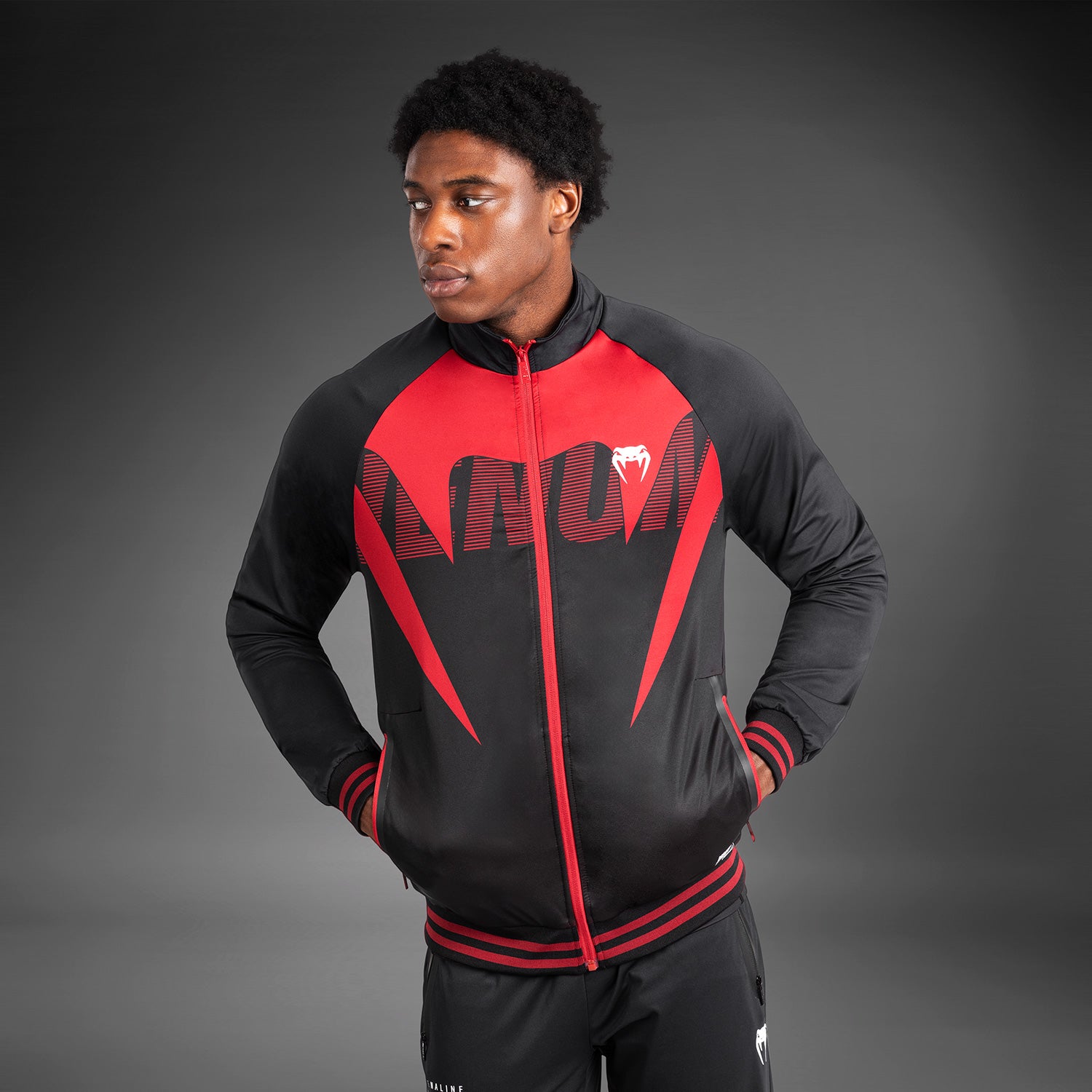 Venum Adrenaline Men's Track Jacket - Red - Venum Asia