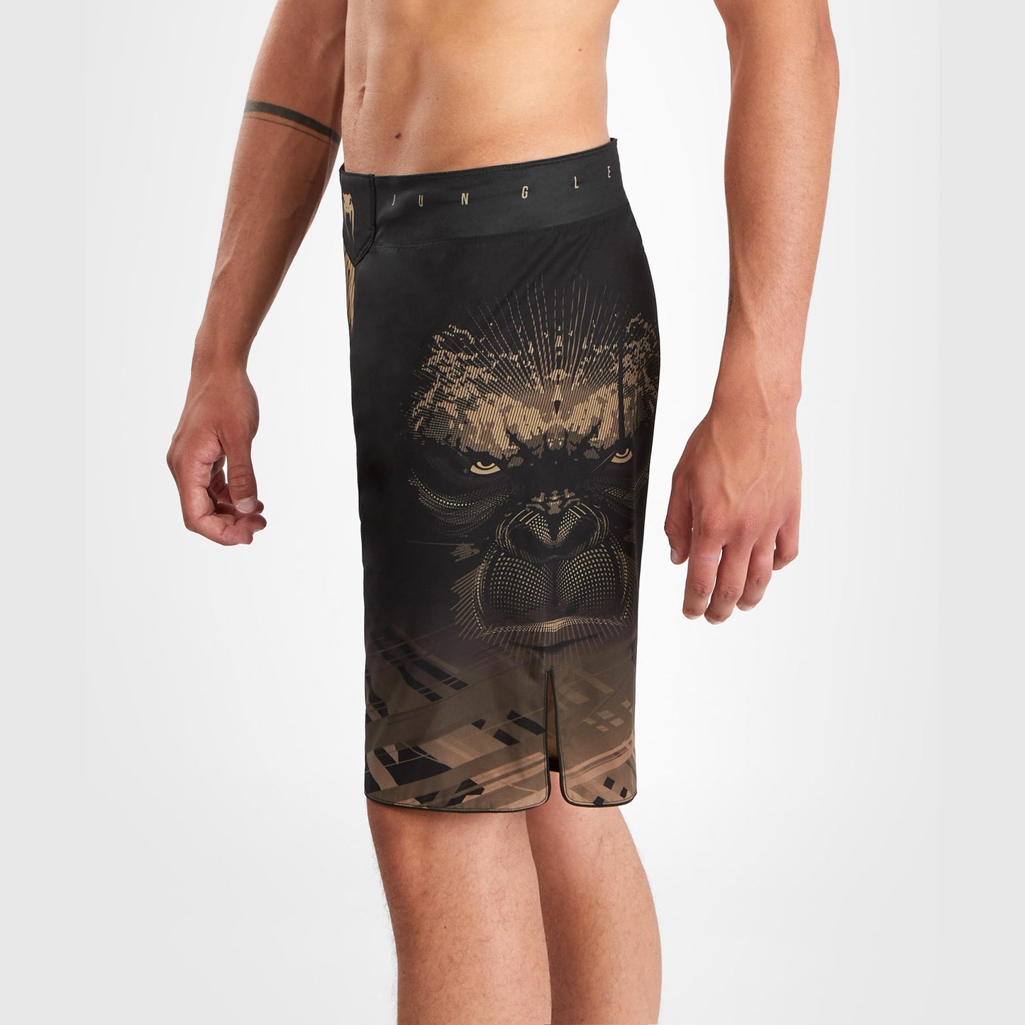 Venum Gorilla Jungle Fightshort - Black/Sand