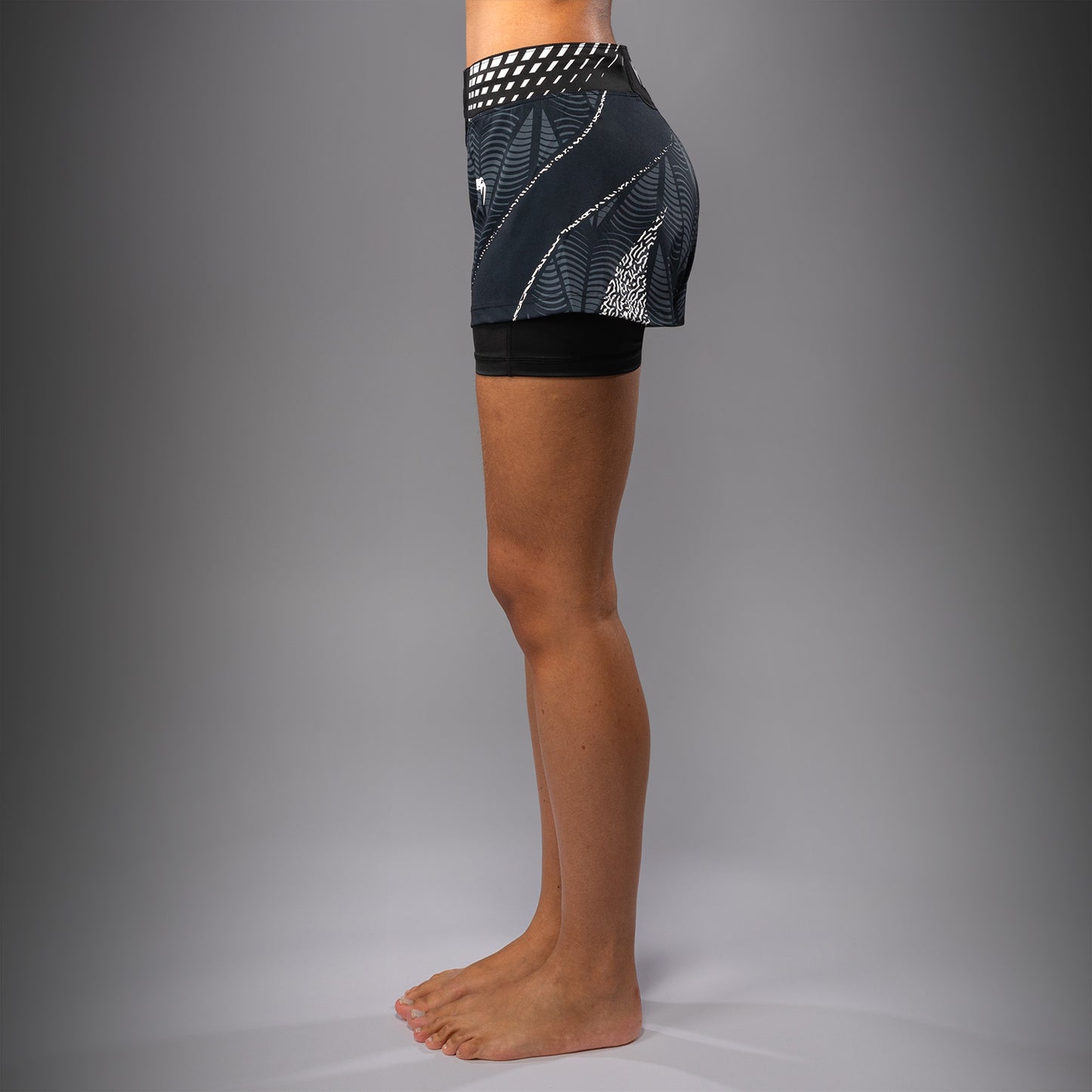 Women's UFC Zenith by Venum Black Authentic Short Fit Fight Short