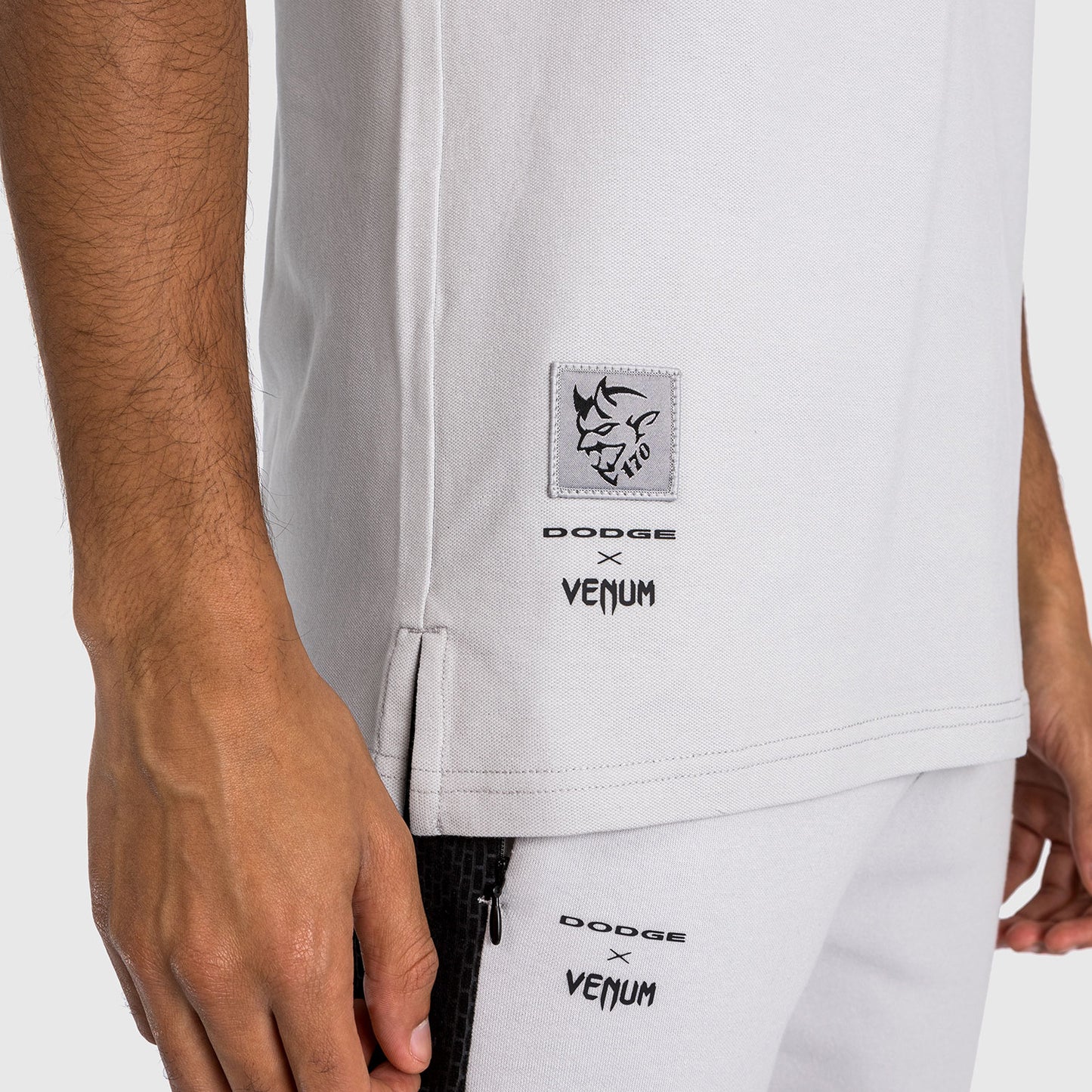 Venum x Dodge Demon 170  Men’s Polo Shirt - Grey