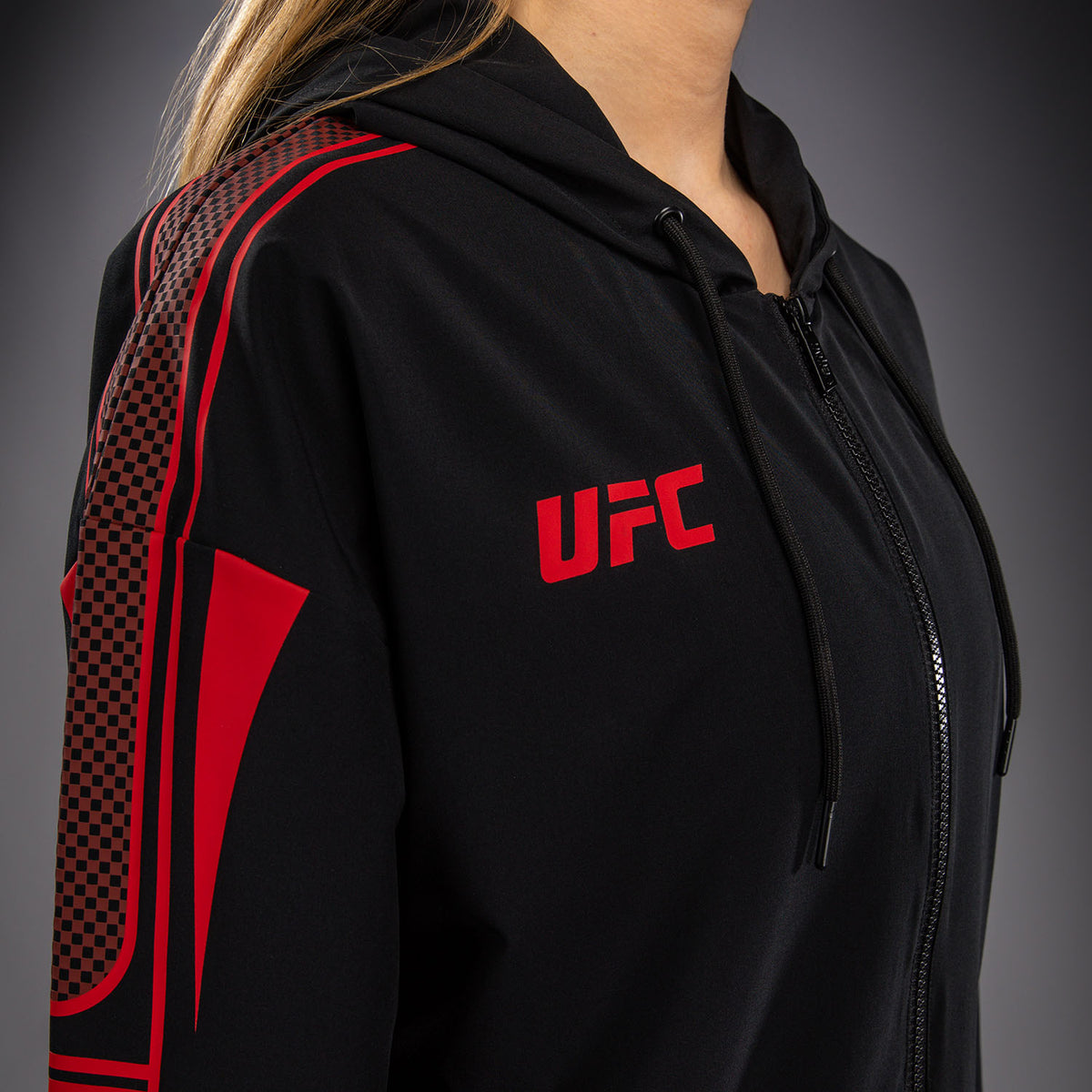 Venum UFC Unity by Venum Authentic Fight Week Women's Zip Hoodie - Black