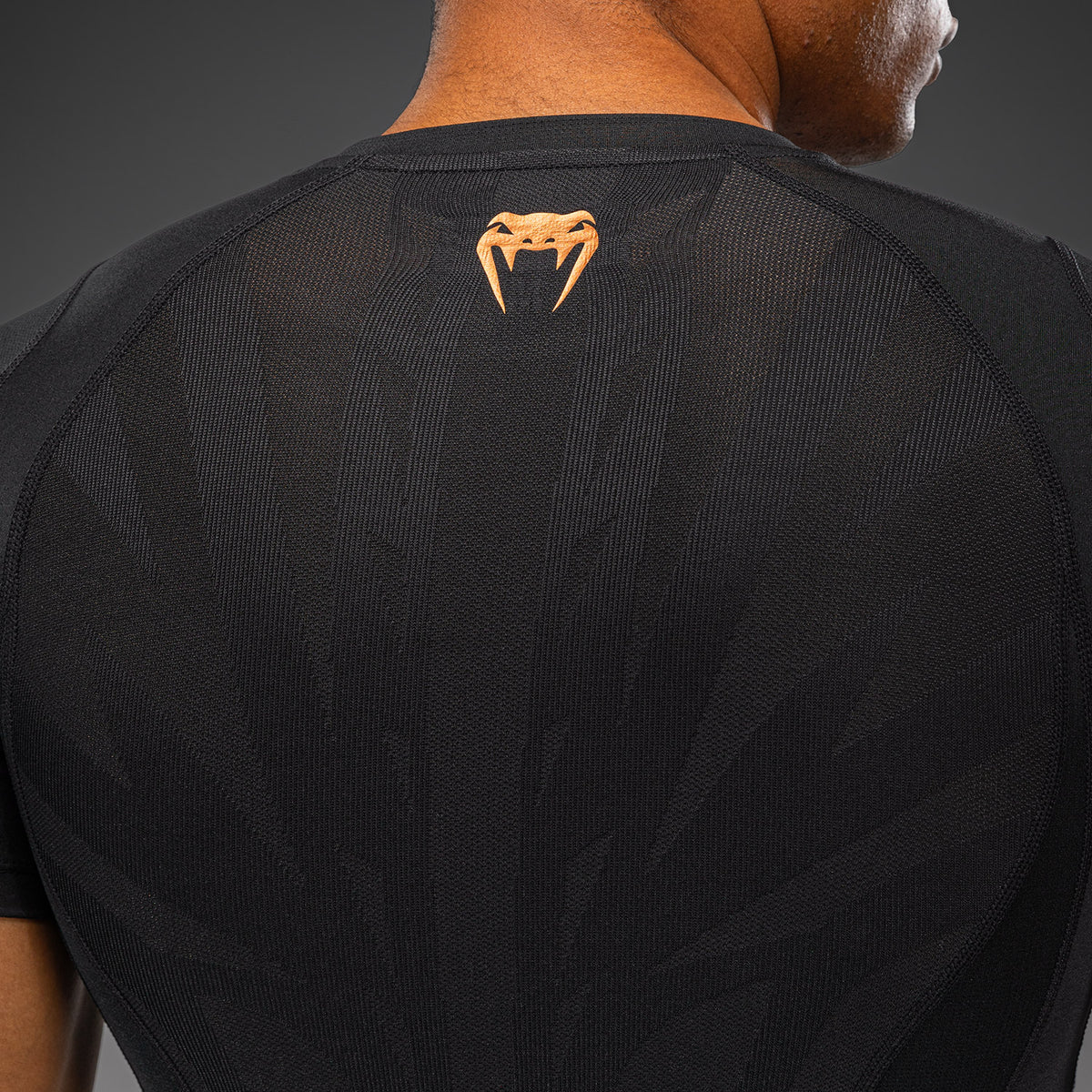Venum G-Fit Revolution Short Sleeve Rashguard - Black/Copper