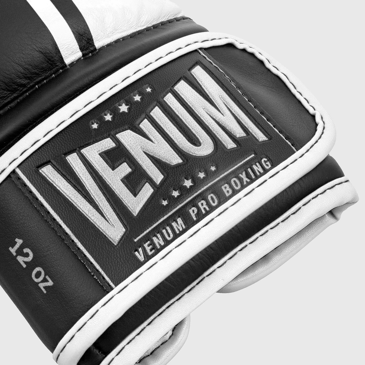 Venum Shield Pro Boxing Gloves with Velcro - Black/White