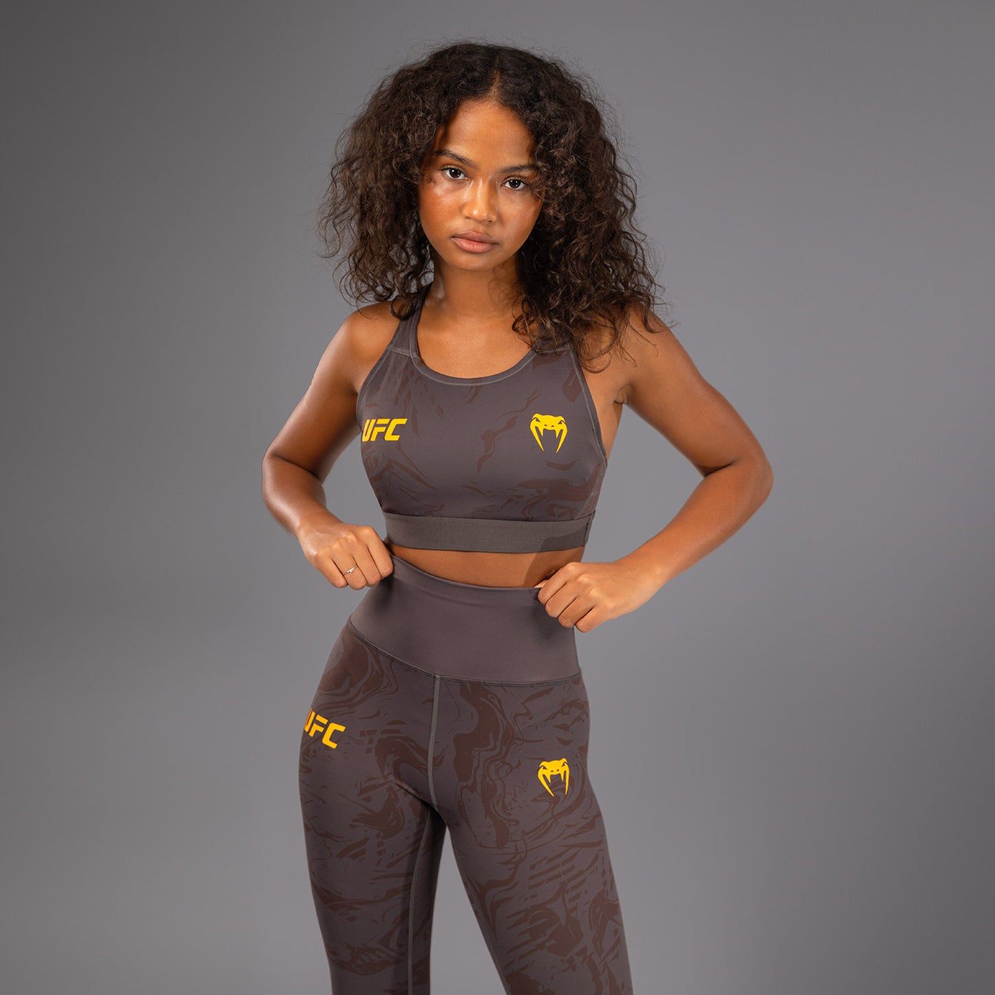 UFC Fusion by Venum Fight Week Women’s Performance Tight - Earthen Brown