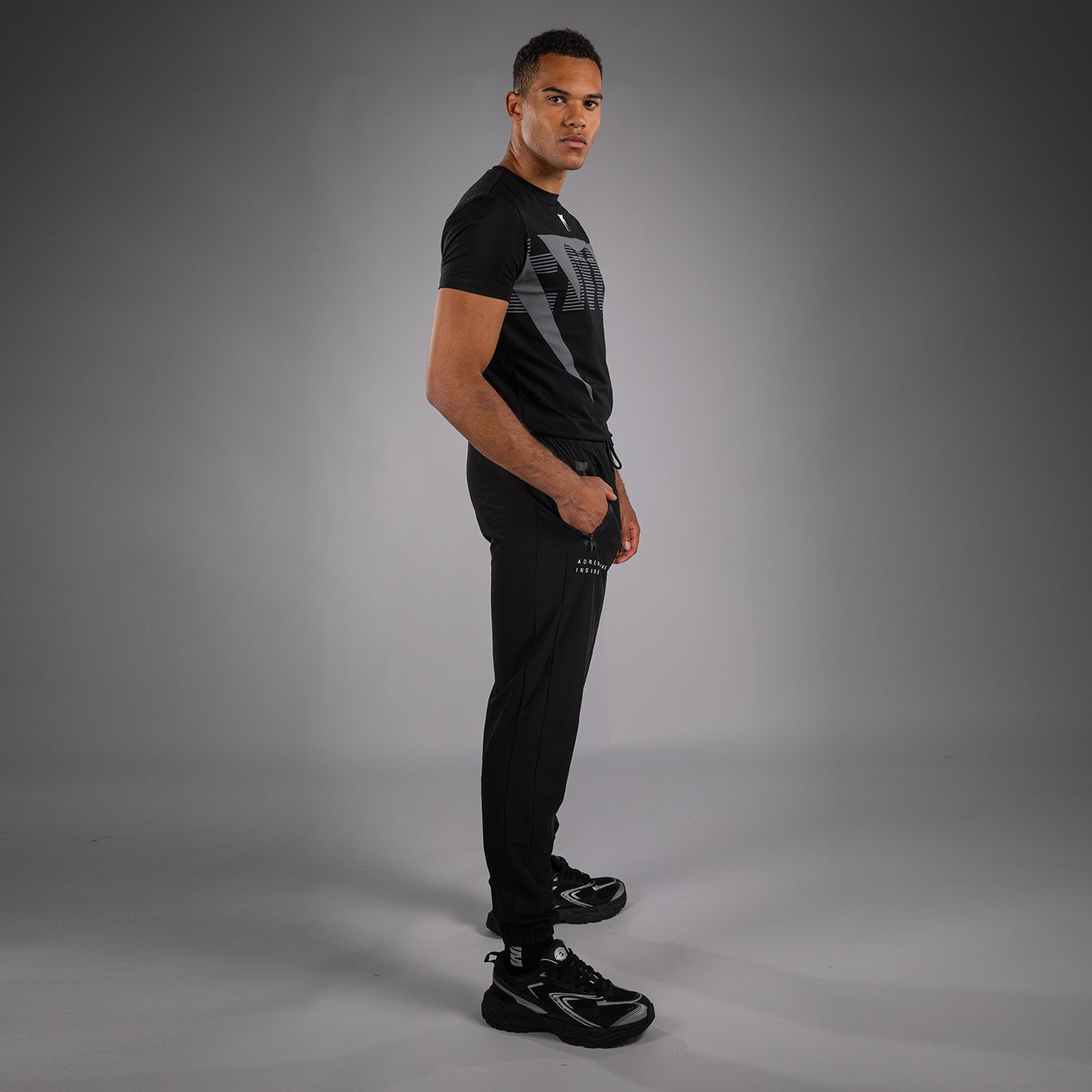 Venum Adrenaline Joggers - Black/Silver Grey