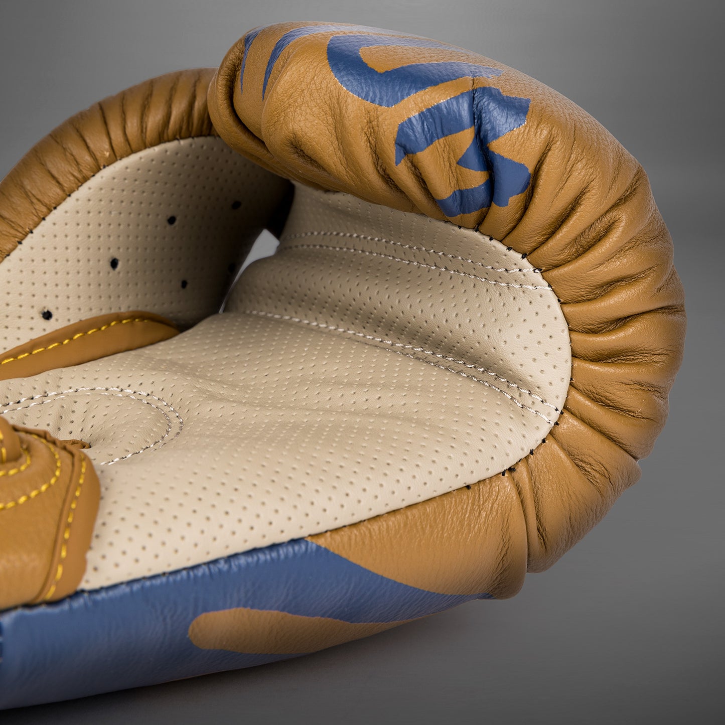 Venum Reverso Boxing Gloves - Camel/Royal Blue
