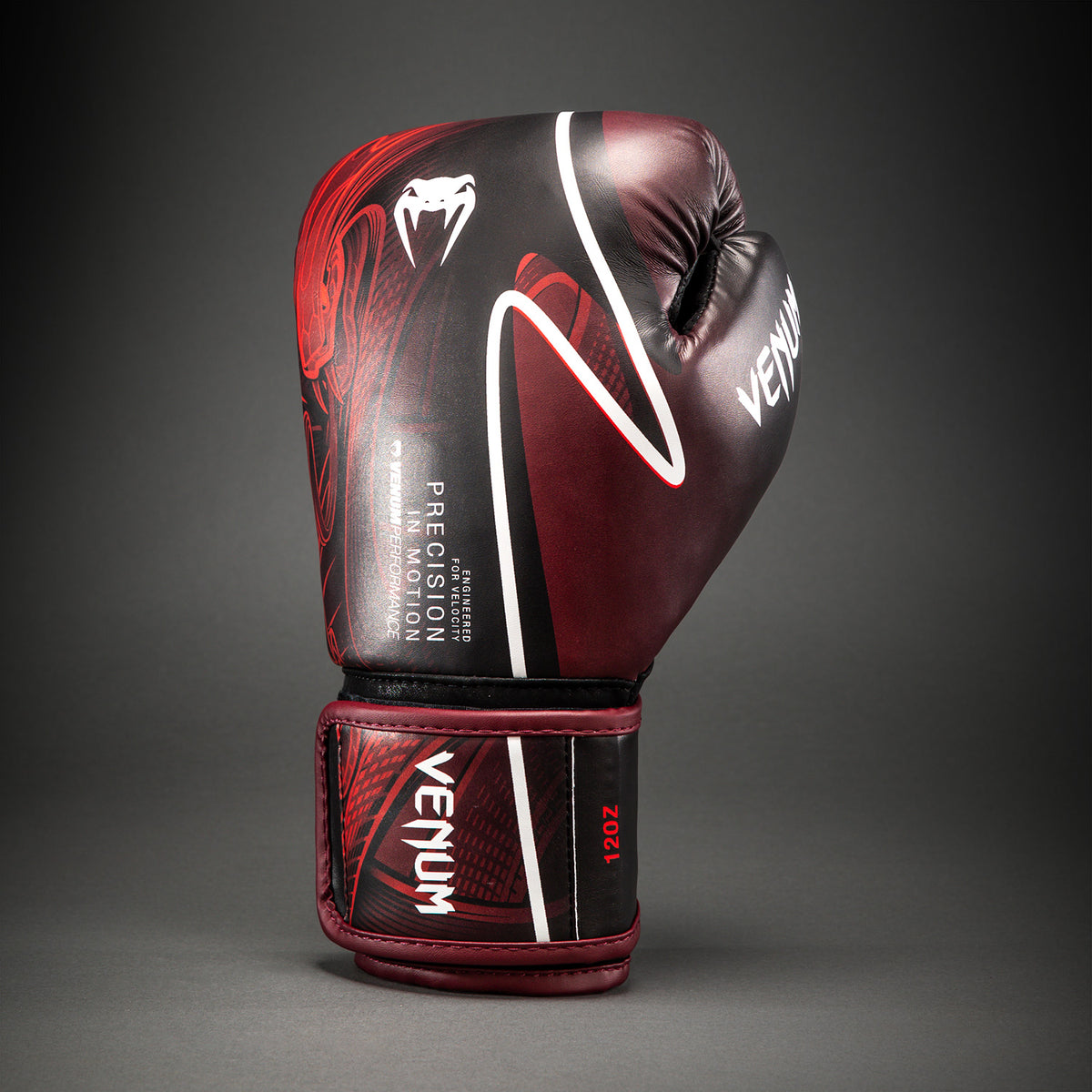 Venum Crimson Viper 2.0 Impact Boxing Gloves - Black/Red
