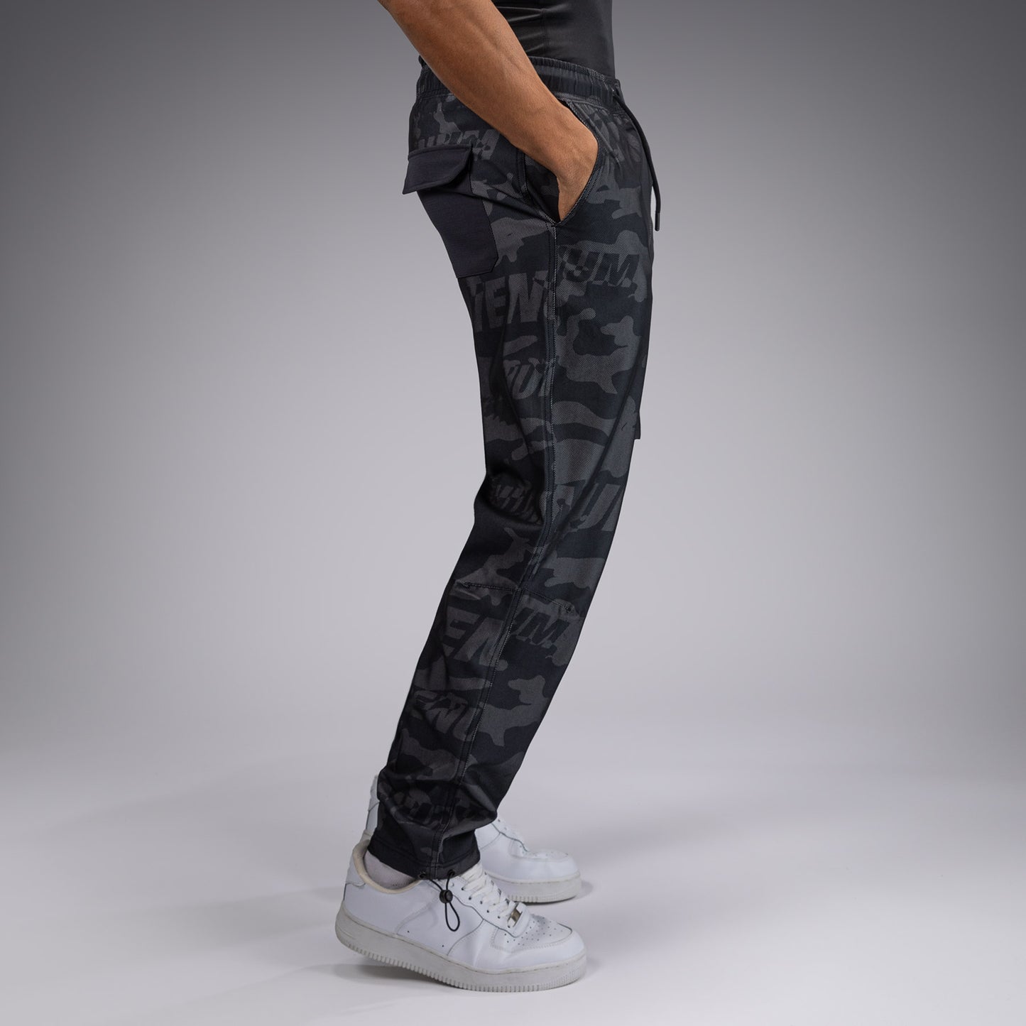 Venum Trooper Men's Tracksuit Pants - Black/Charcoal