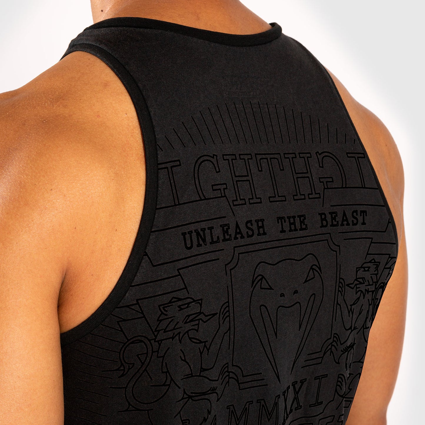 Venum Lions21 Tank Top - Black/Black