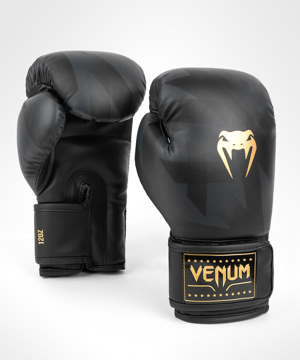 Venum Impact Boxing Gloves - Gold/Black - Venum Asia