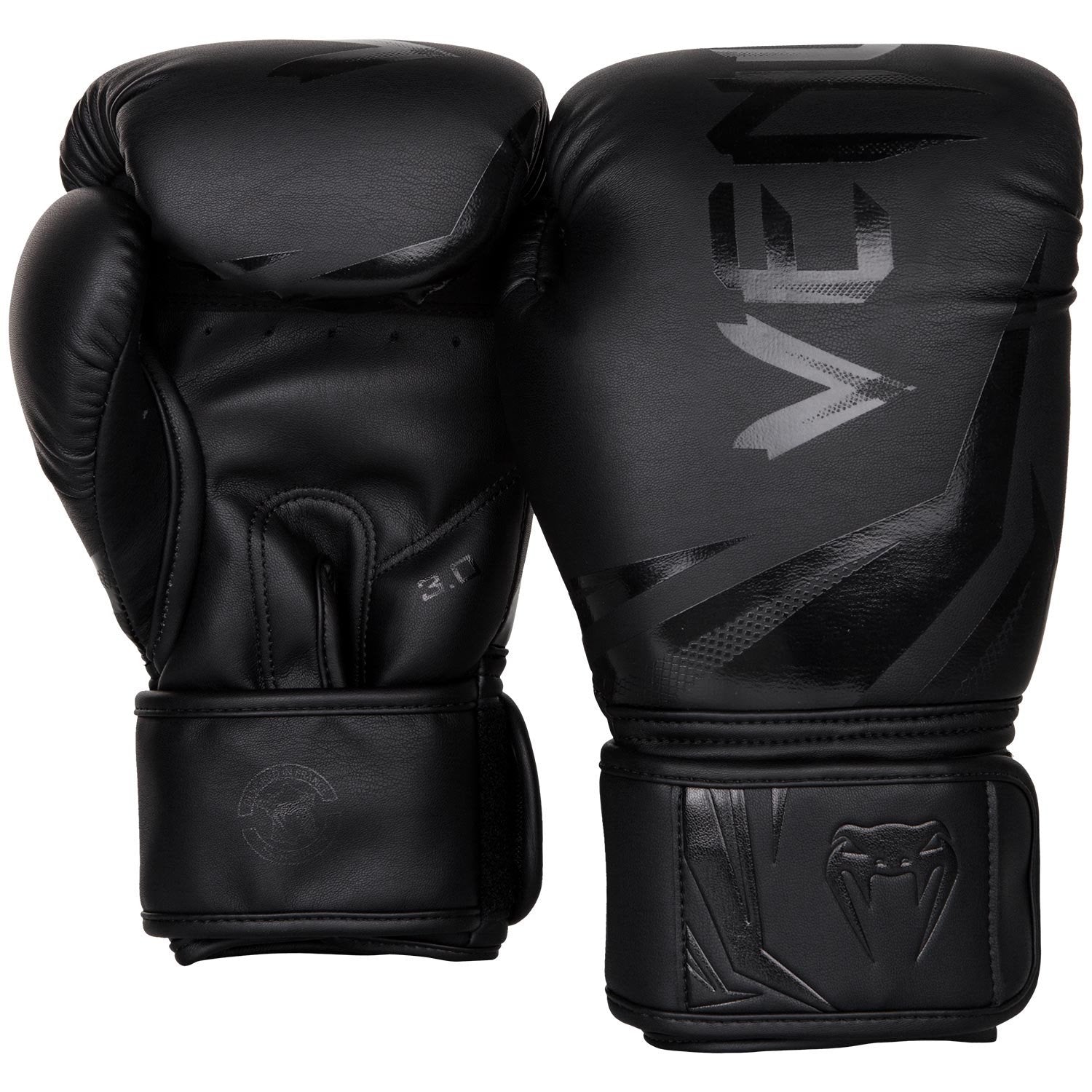 Venum Challenger 3.0 Boxing Gloves - Black/Black - Venum Asia